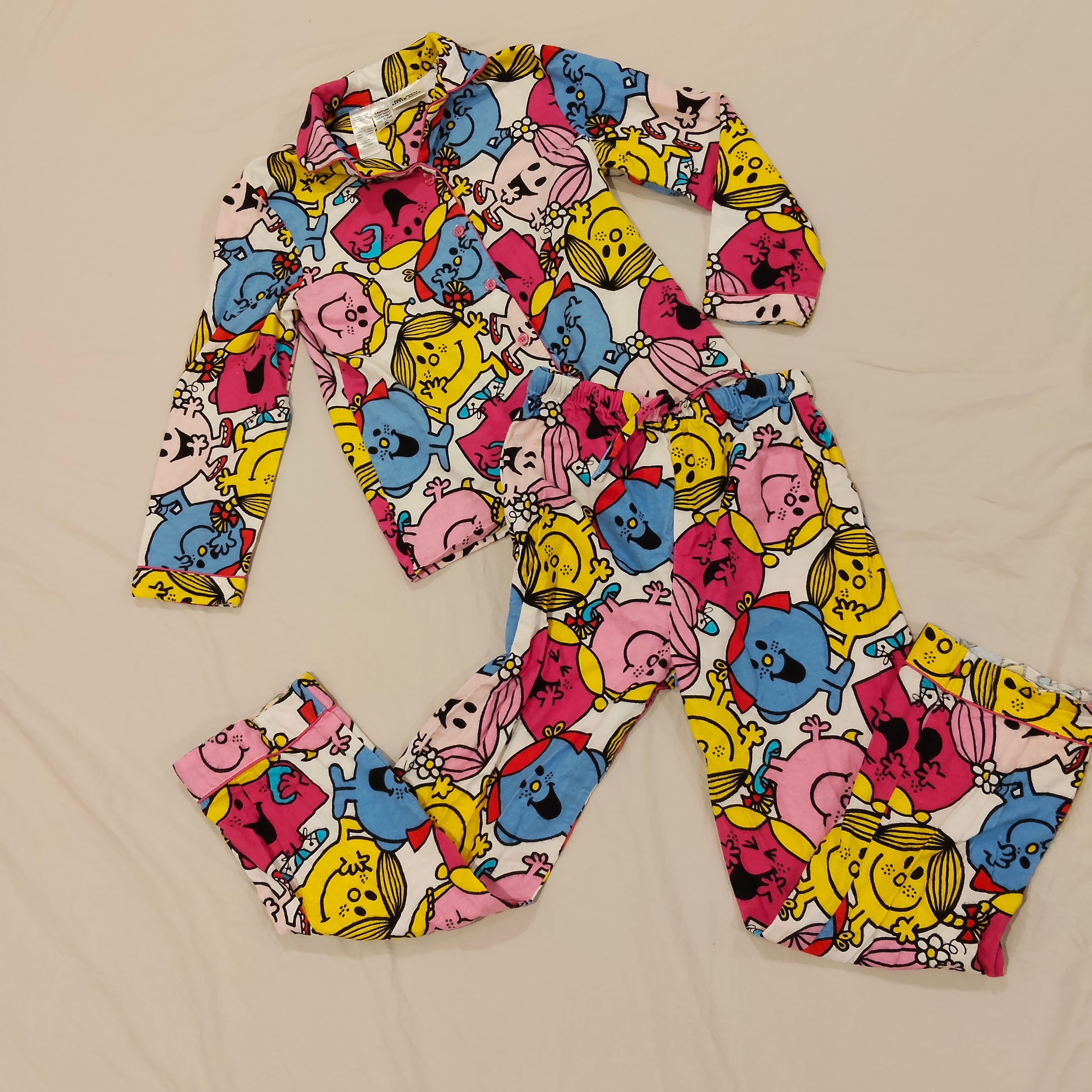 Mr. Men Little Miss Flannelette Pyjama set size 11-12yrs Girls