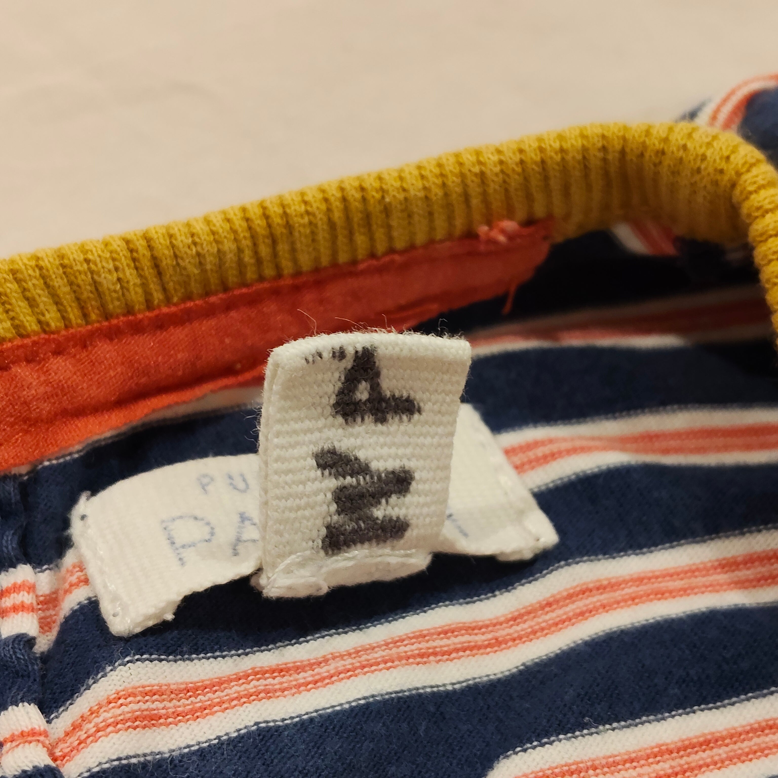 PUMPKIN PATCH tee size 12-18m baby boys short sleeve stripes