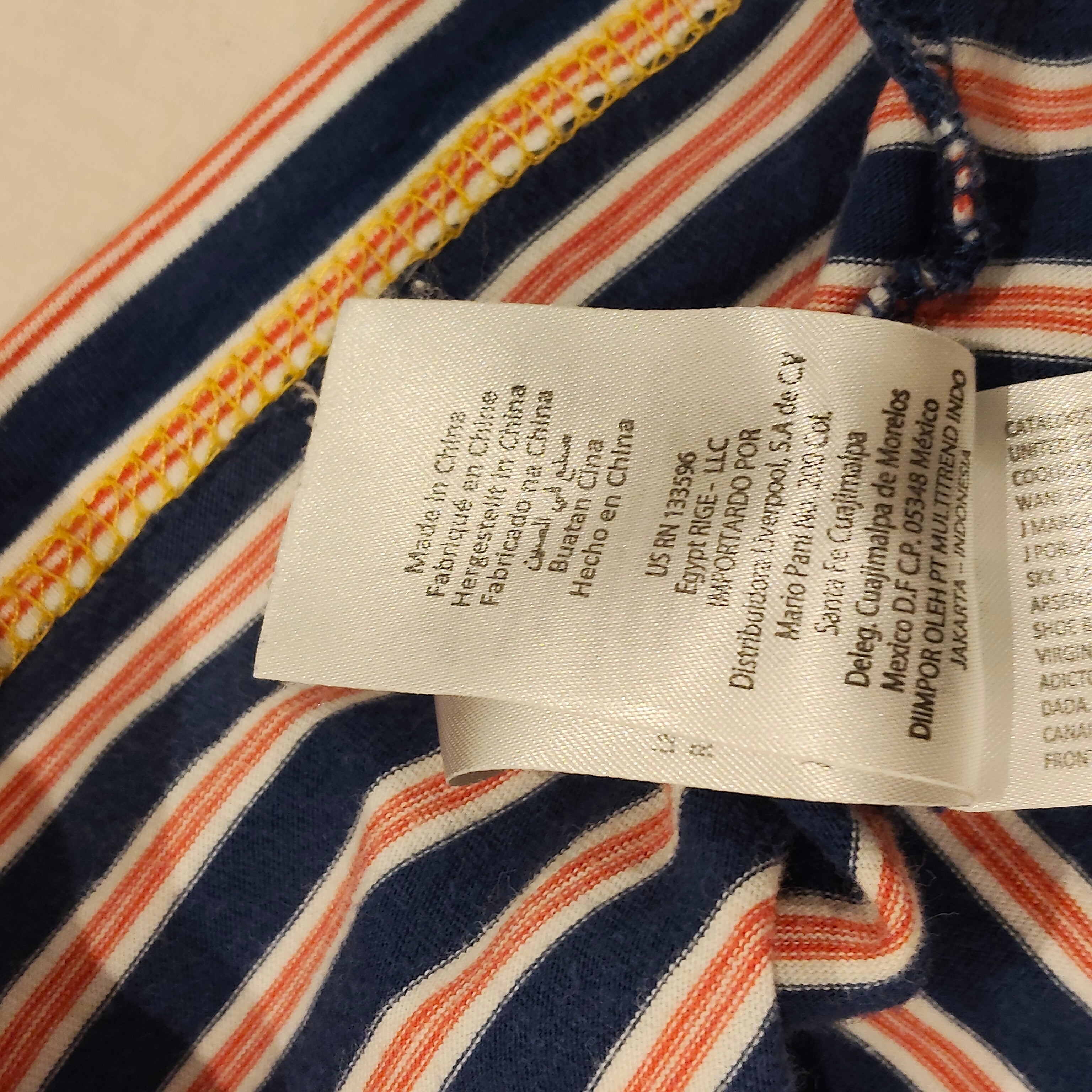 PUMPKIN PATCH tee size 12-18m baby boys short sleeve stripes