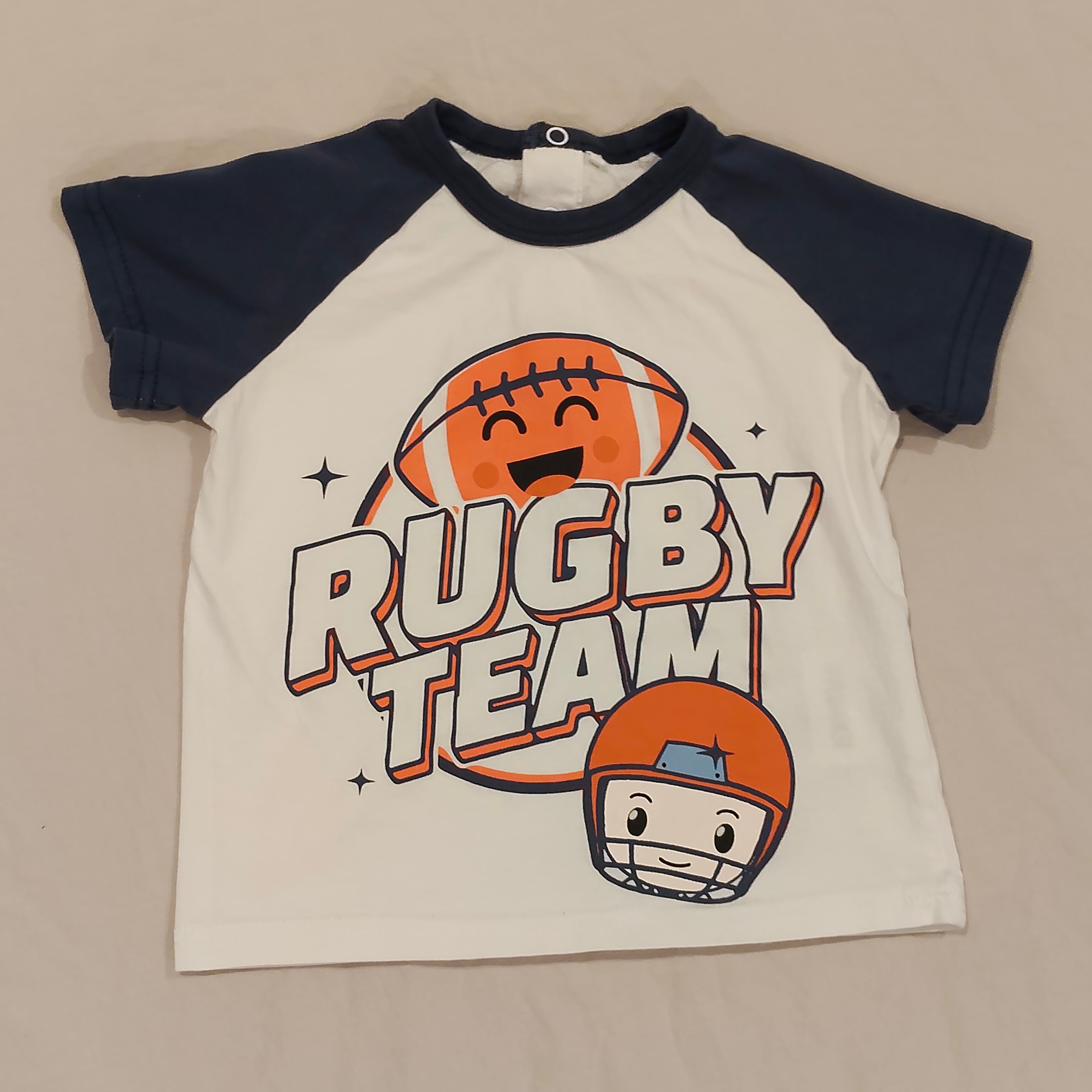 PRIMIGI tee size 12m baby boys Rugby Team