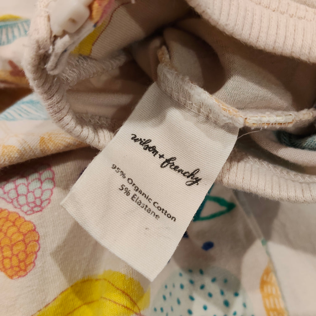 WILSON & FRENCHY romper size 6-12m baby fruity
