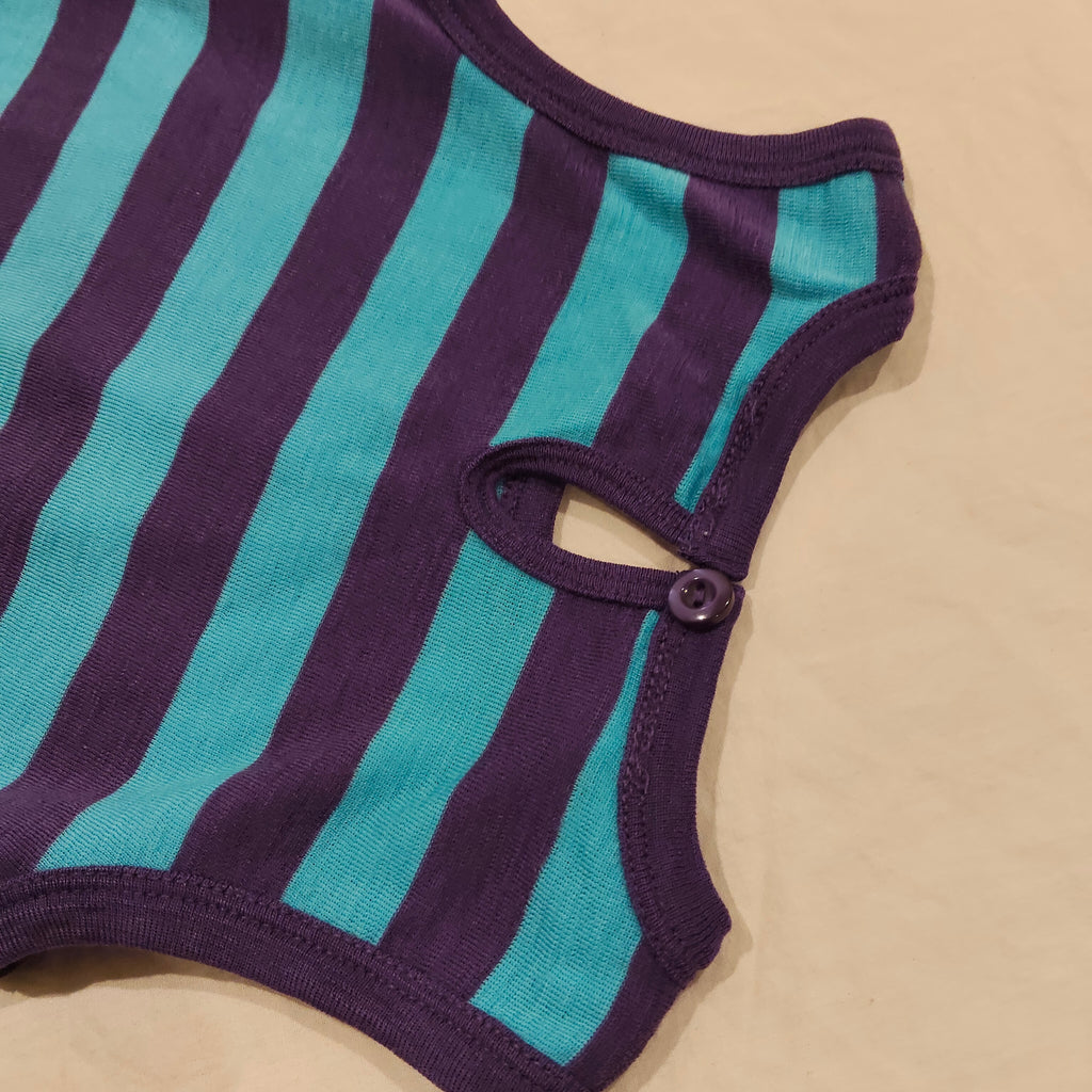 Teeny Tweeny 100% MERINO dress size 12m girls stripes