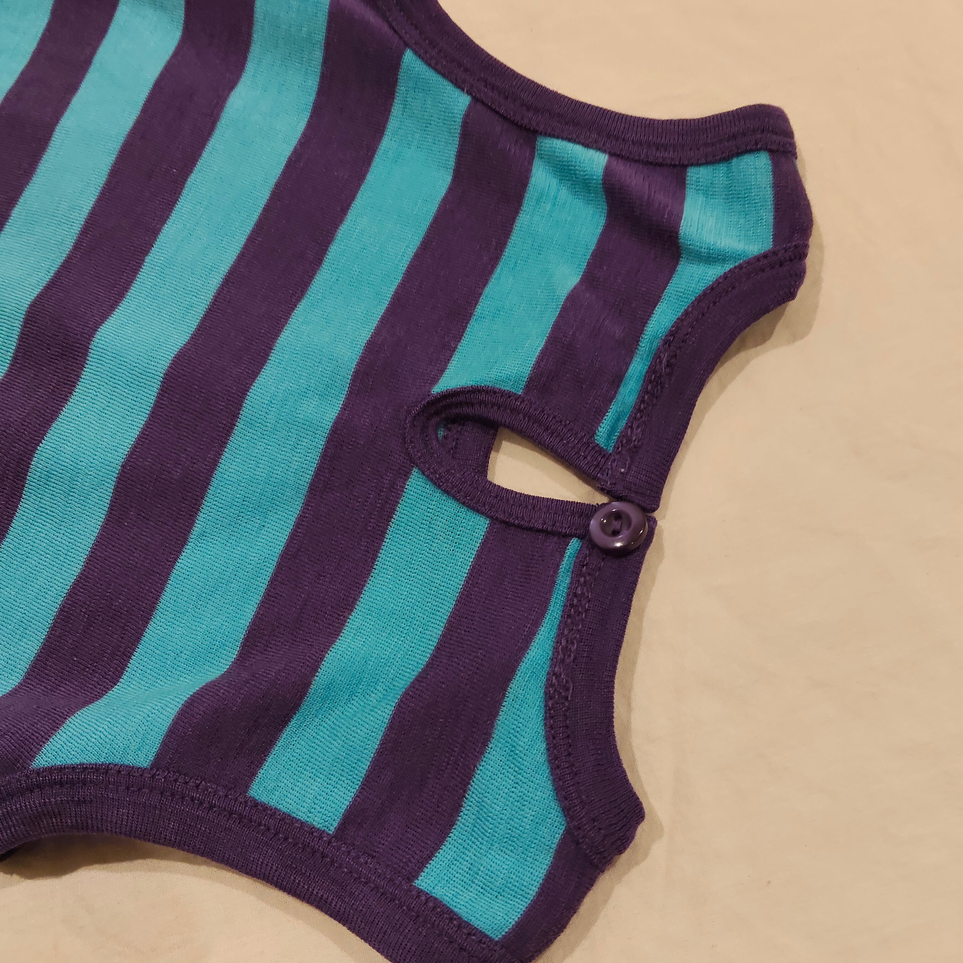 Teeny Tweeny 100% MERINO dress size 12m girls stripes