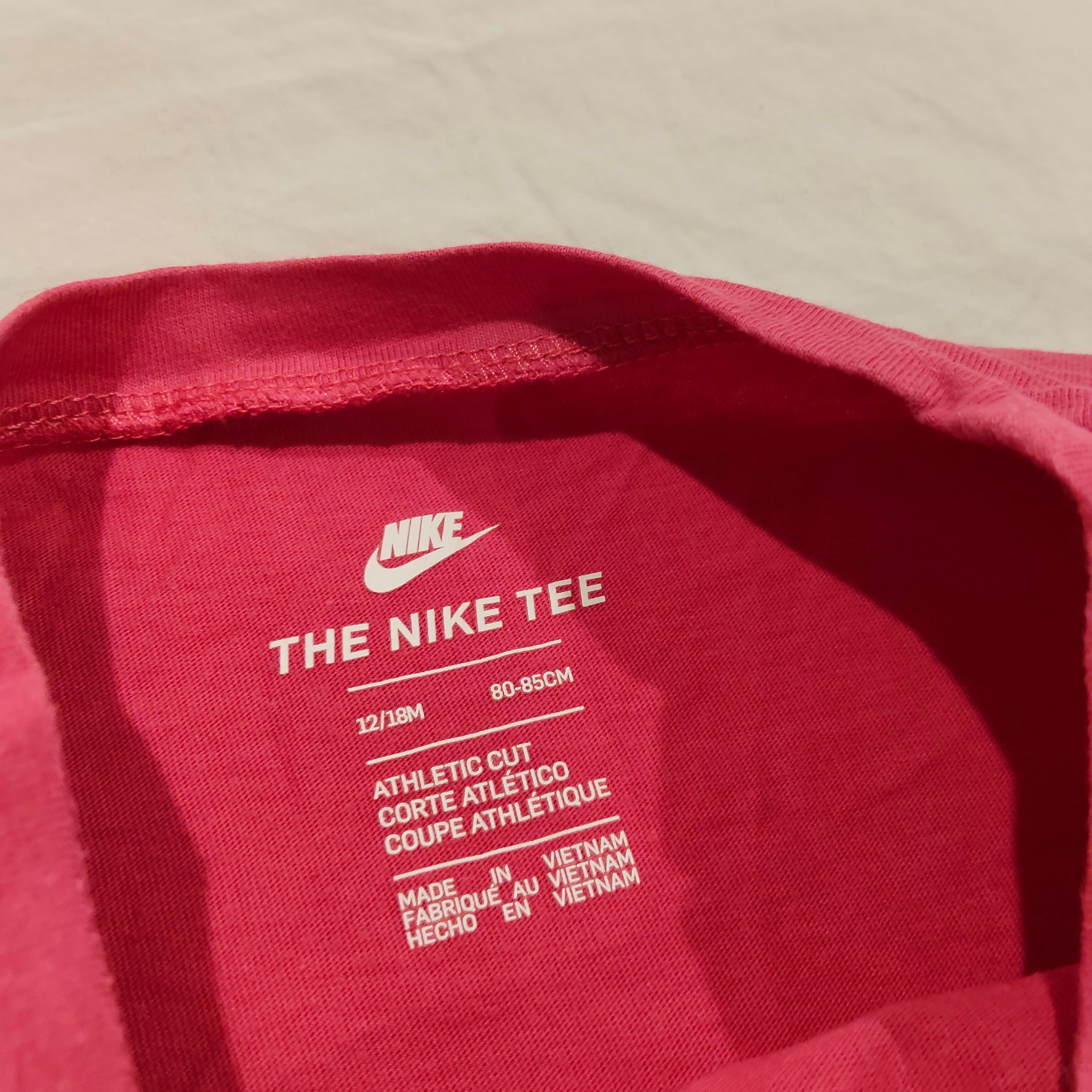 NIKE top size 12-18m baby girls Just Do It