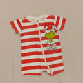 Dr. Seuss Grinch Romper size 12-18m babies short sleeves