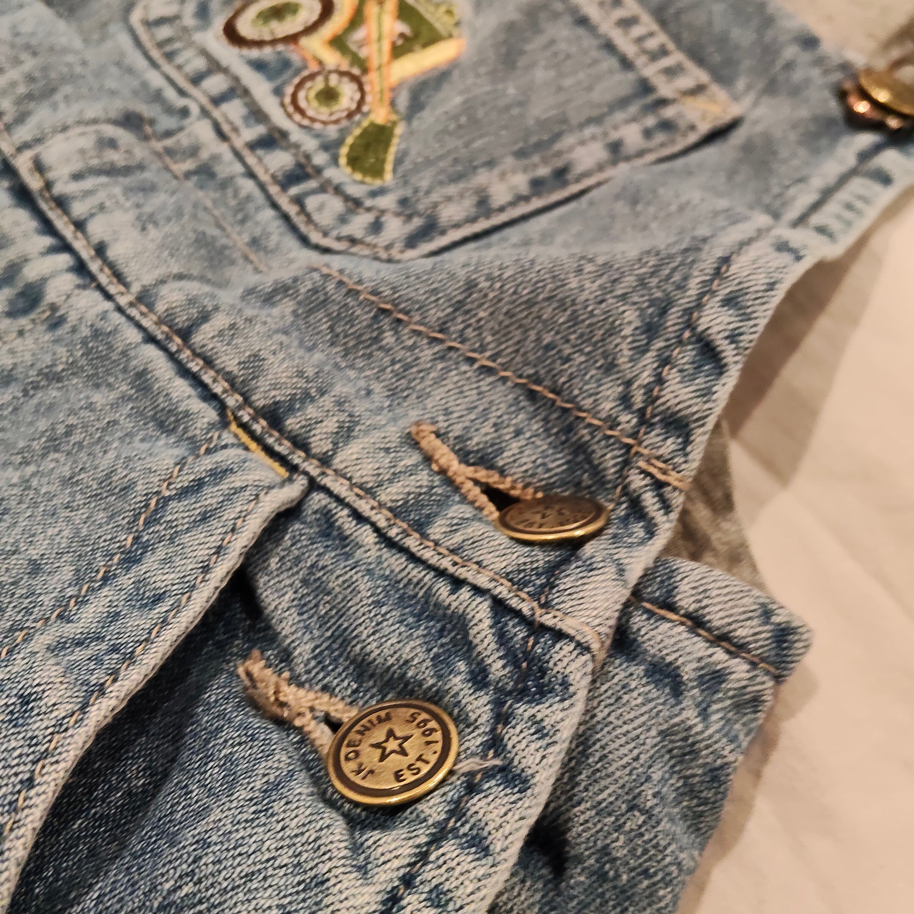 JKKIDS denim overalls size 3yrs boys