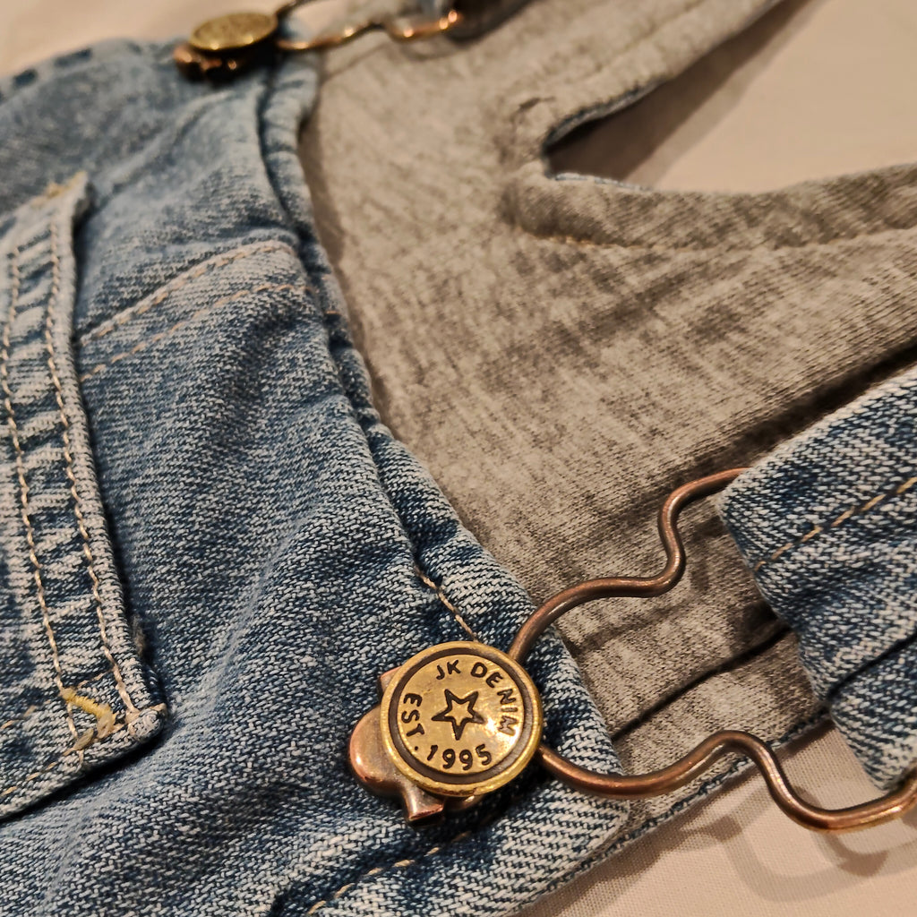 JKKIDS denim overalls size 3yrs boys