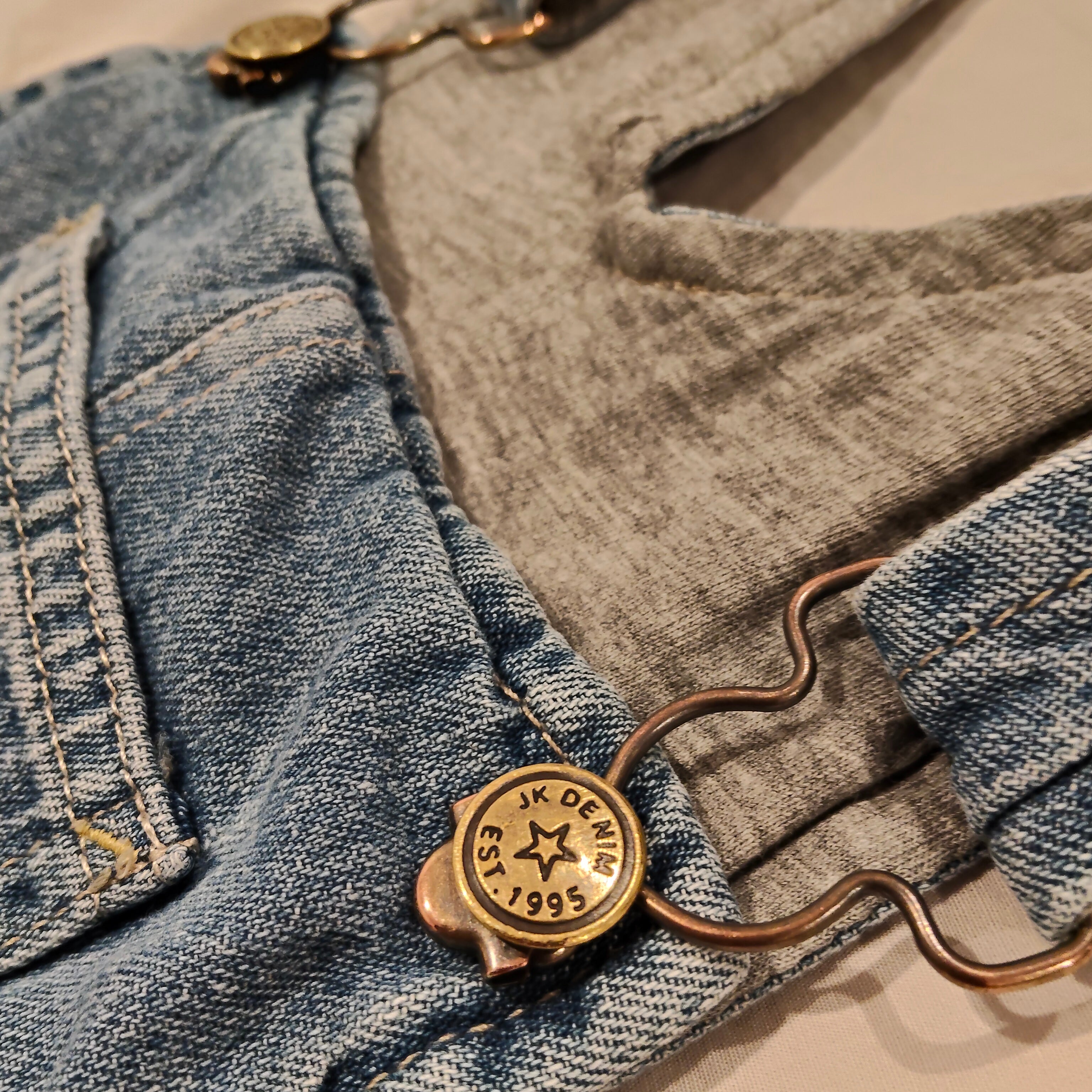 JKKIDS denim overalls size 3yrs boys