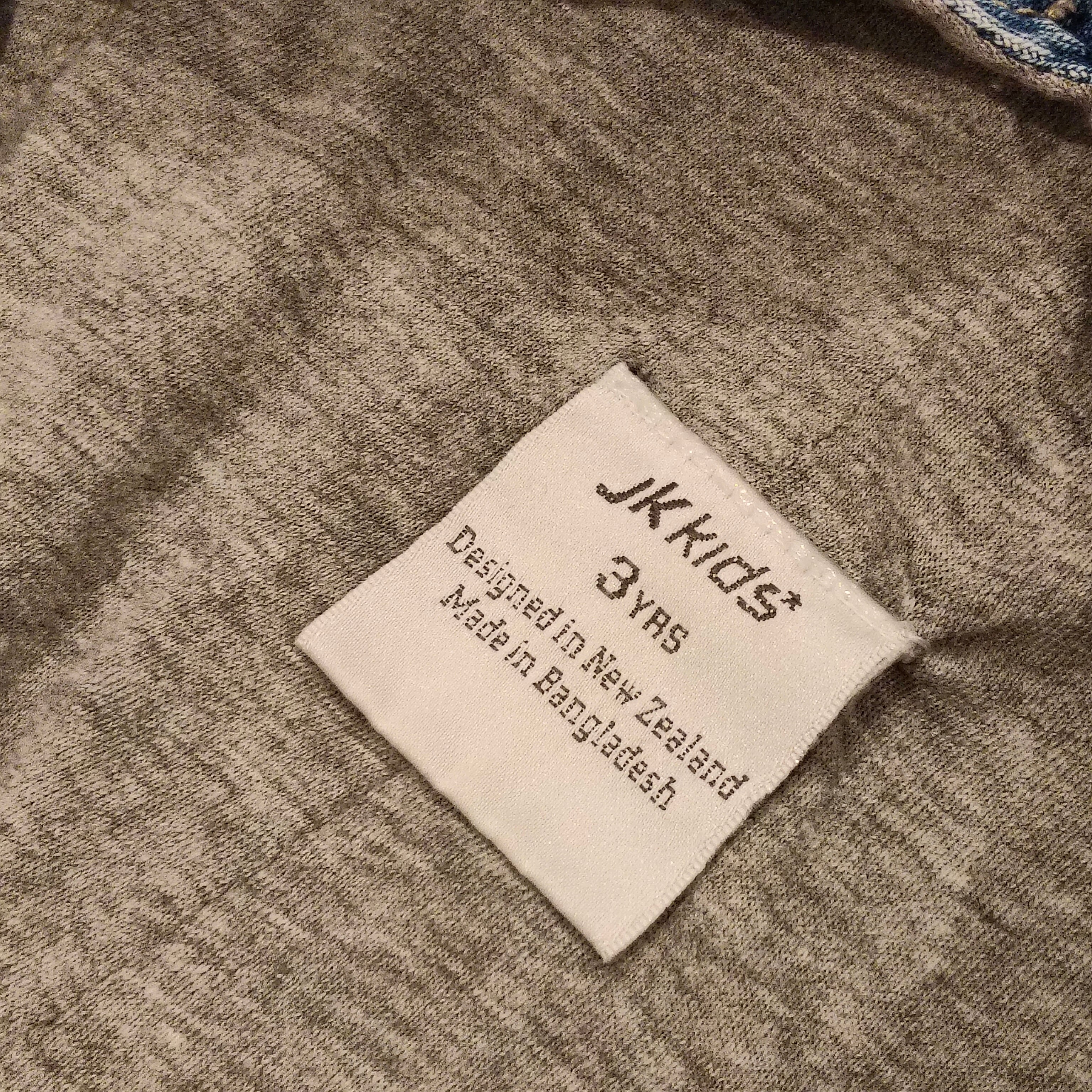 JKKIDS denim overalls size 3yrs boys