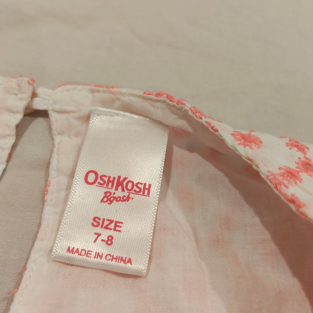 OSHKOSH B'GOSH Dress size 7-8y Girls short sleeve