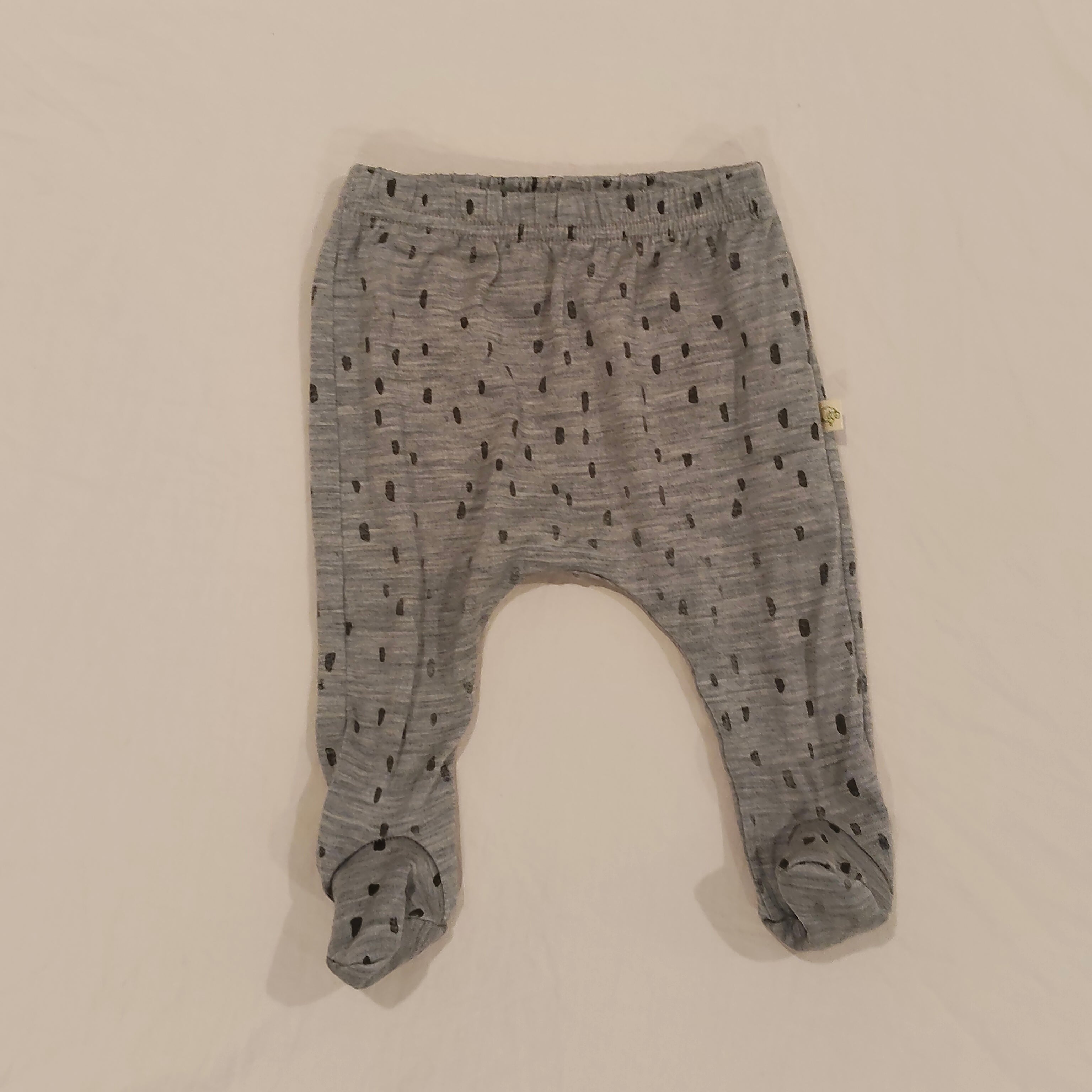 MOKOPUNA 100% Merino foot pants size 0-3M baby
