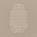 BONDS Wonderbodies Singlet Suit size 6-12M baby stripes grey