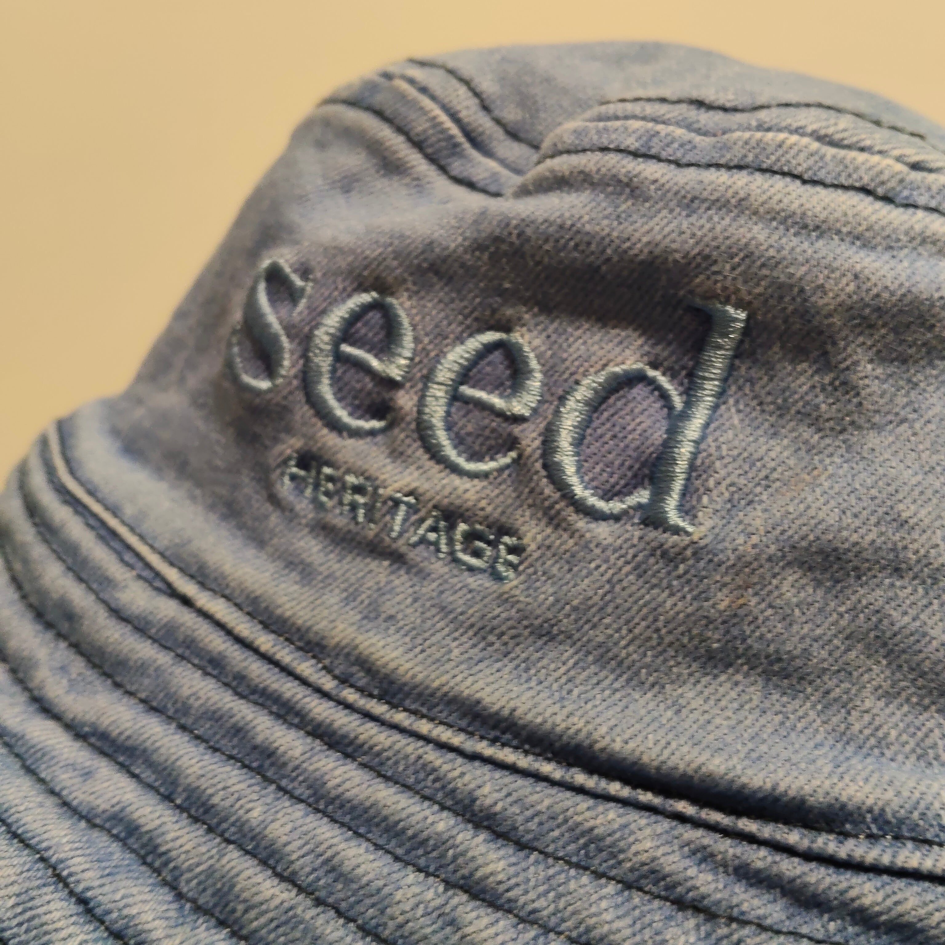 SEED HERITAGE SUN HAT size 6-12M embroidered logo
