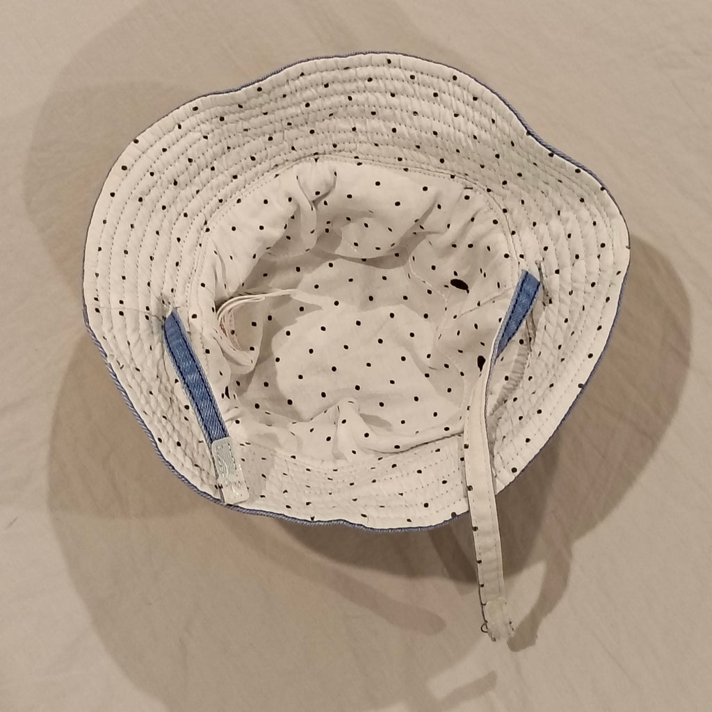 SEED HERITAGE SUN HAT size 6-12M embroidered logo