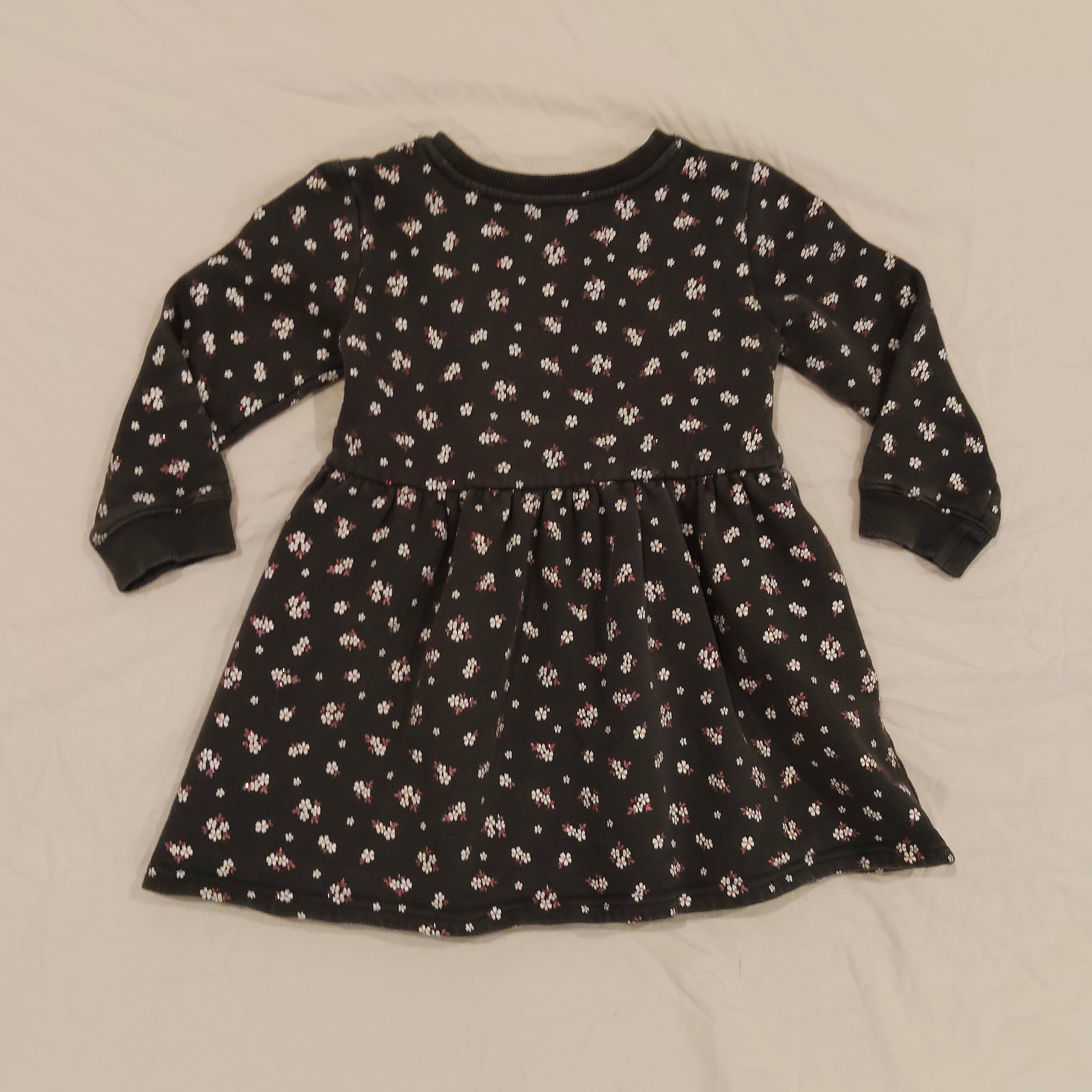 MAC + ELLIE Dress size 6 Girls pink embroidered Logo