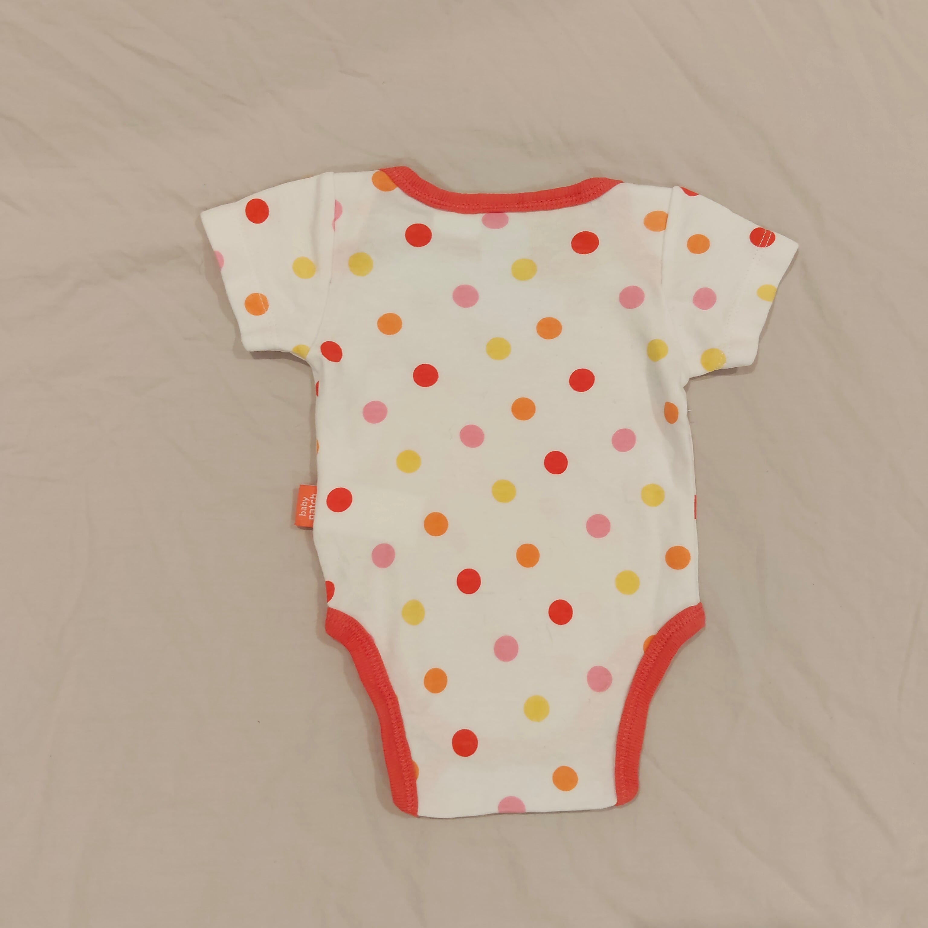 PUMPKIN PATCH bodysuit size Newborn Baby Polkadot