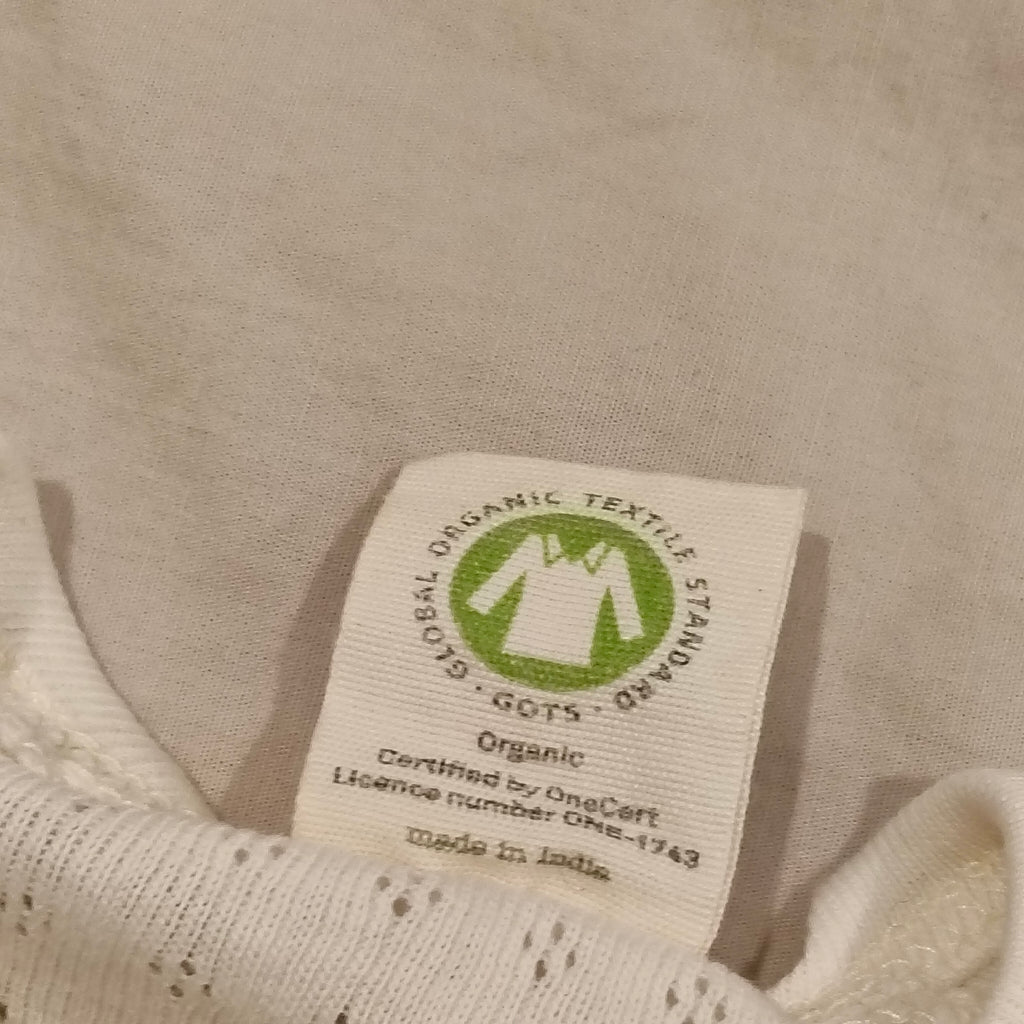 NATURE BABY Pointelle Kimono Stretch and Grow size 0-3M Baby