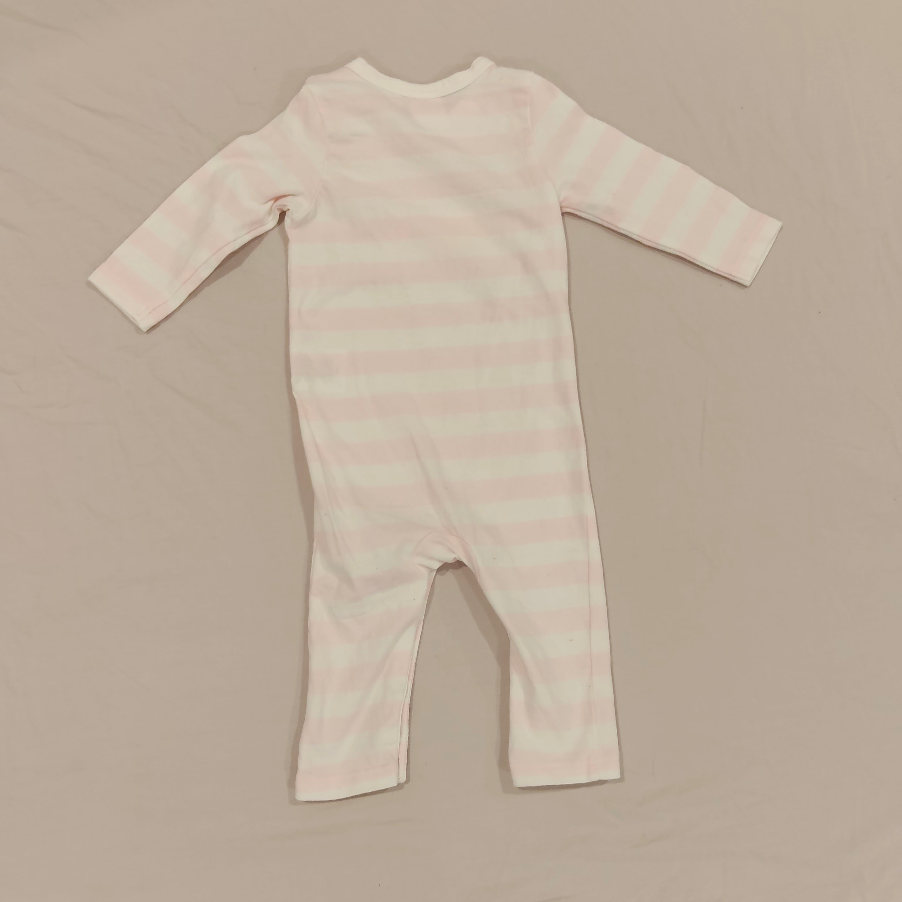 SEED onesie size 0-3M Baby Pink Stripes