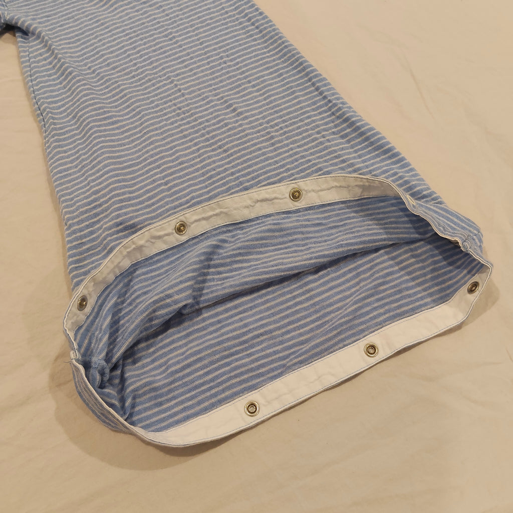 MERINO KIDS 100% MERINO Sleep Gown size Newborn blue stripes
