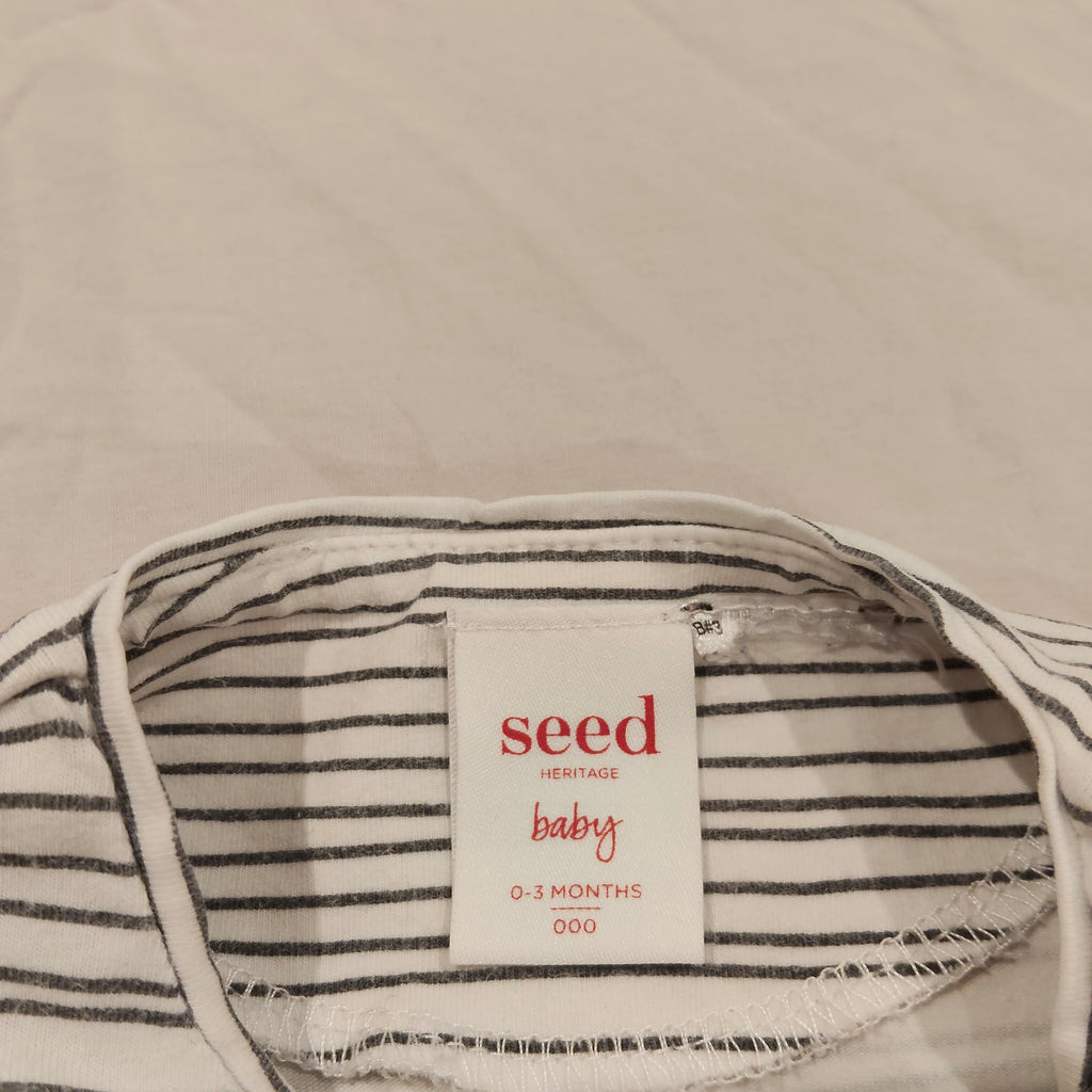 SEED Onesize size 0-3M Baby stripes Long Sleeve