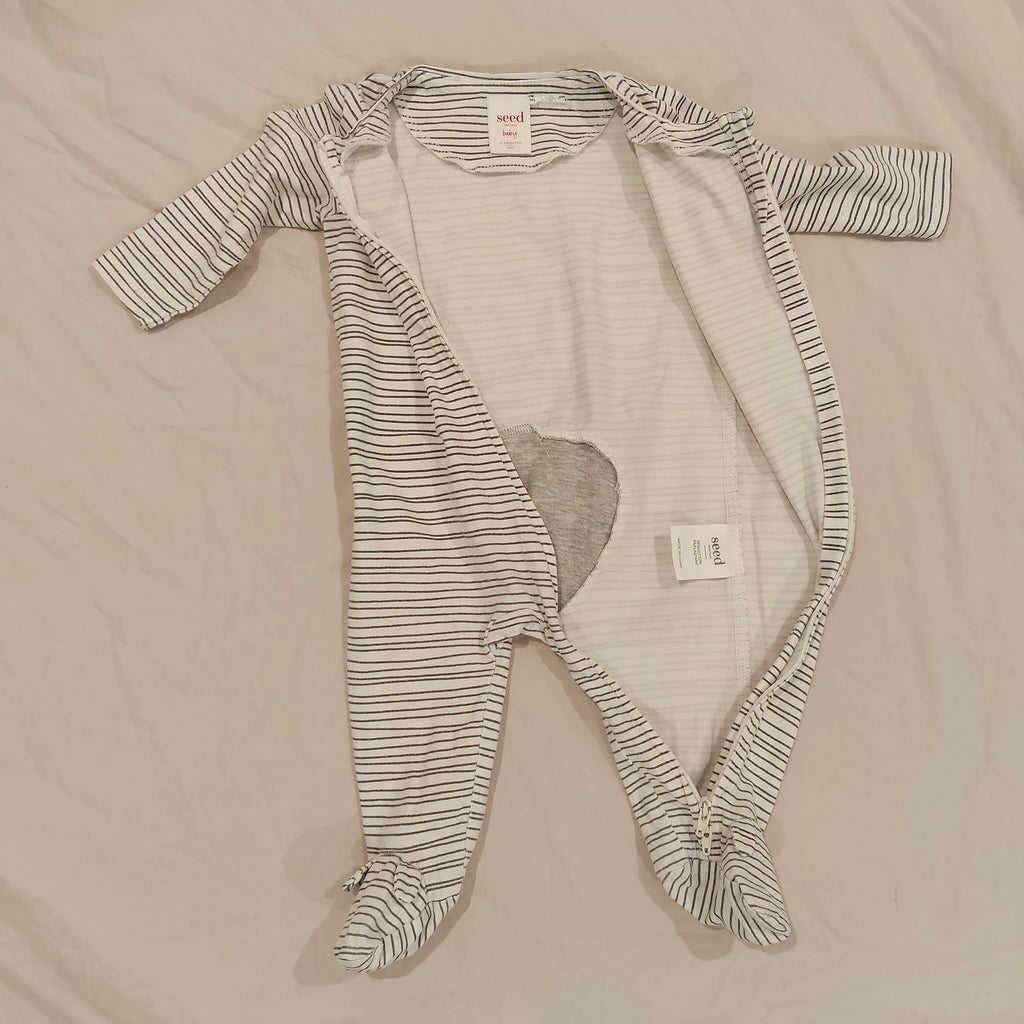 SEED Onesize size 0-3M Baby stripes Long Sleeve