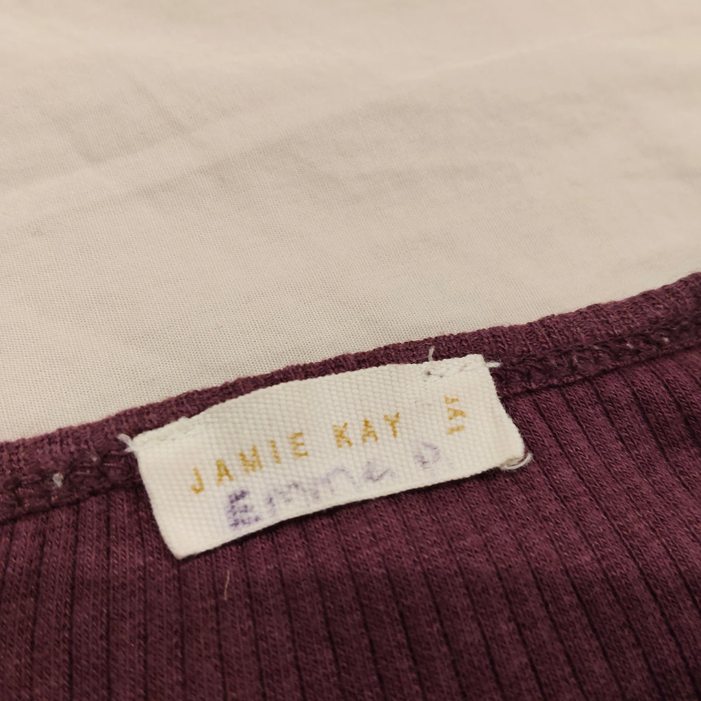 JAMIE KAY bodysuit size 12M Baby Girls Organic Cotton Long Sleeve