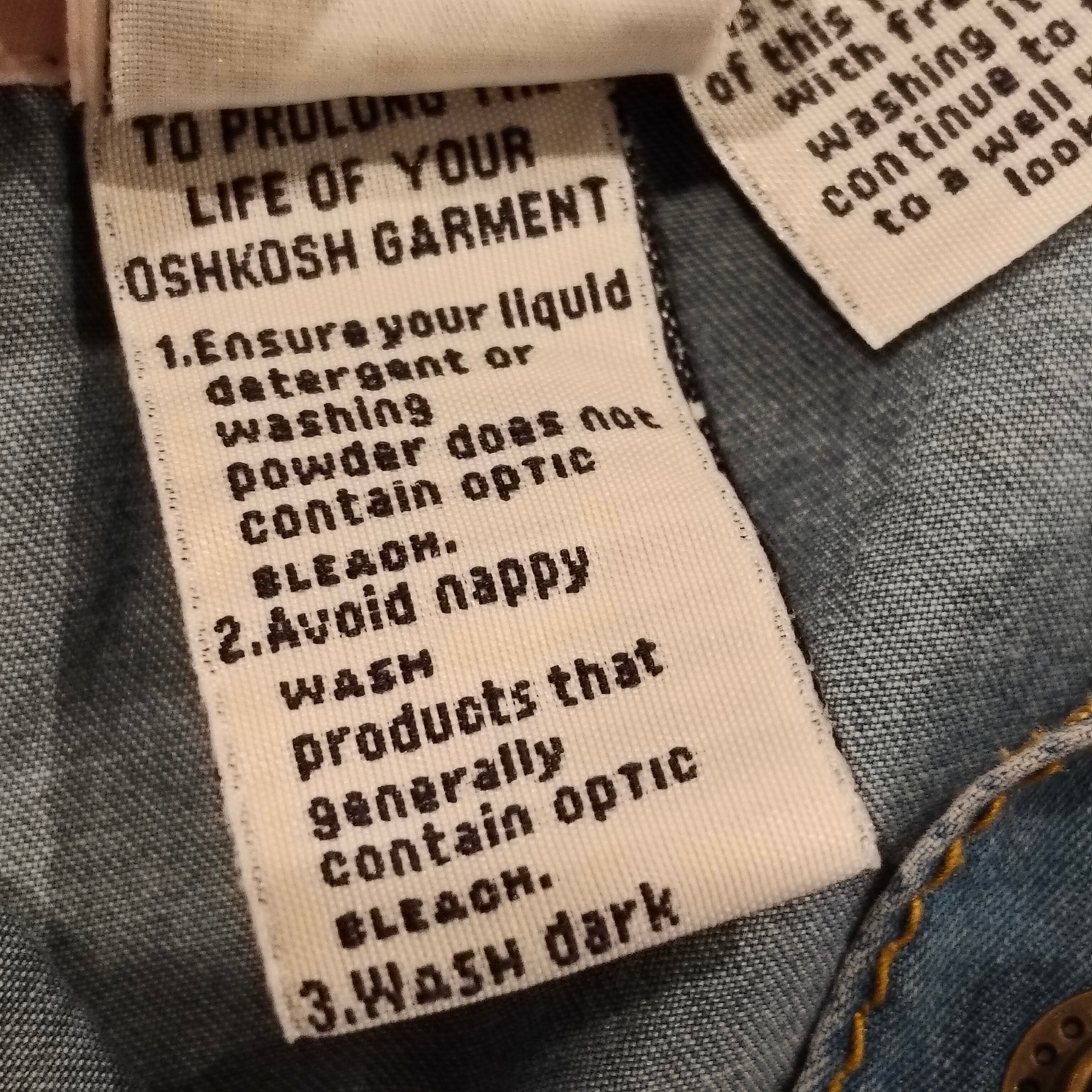 OSHKOSH denim Y2K dress size 3-6M Baby Girls