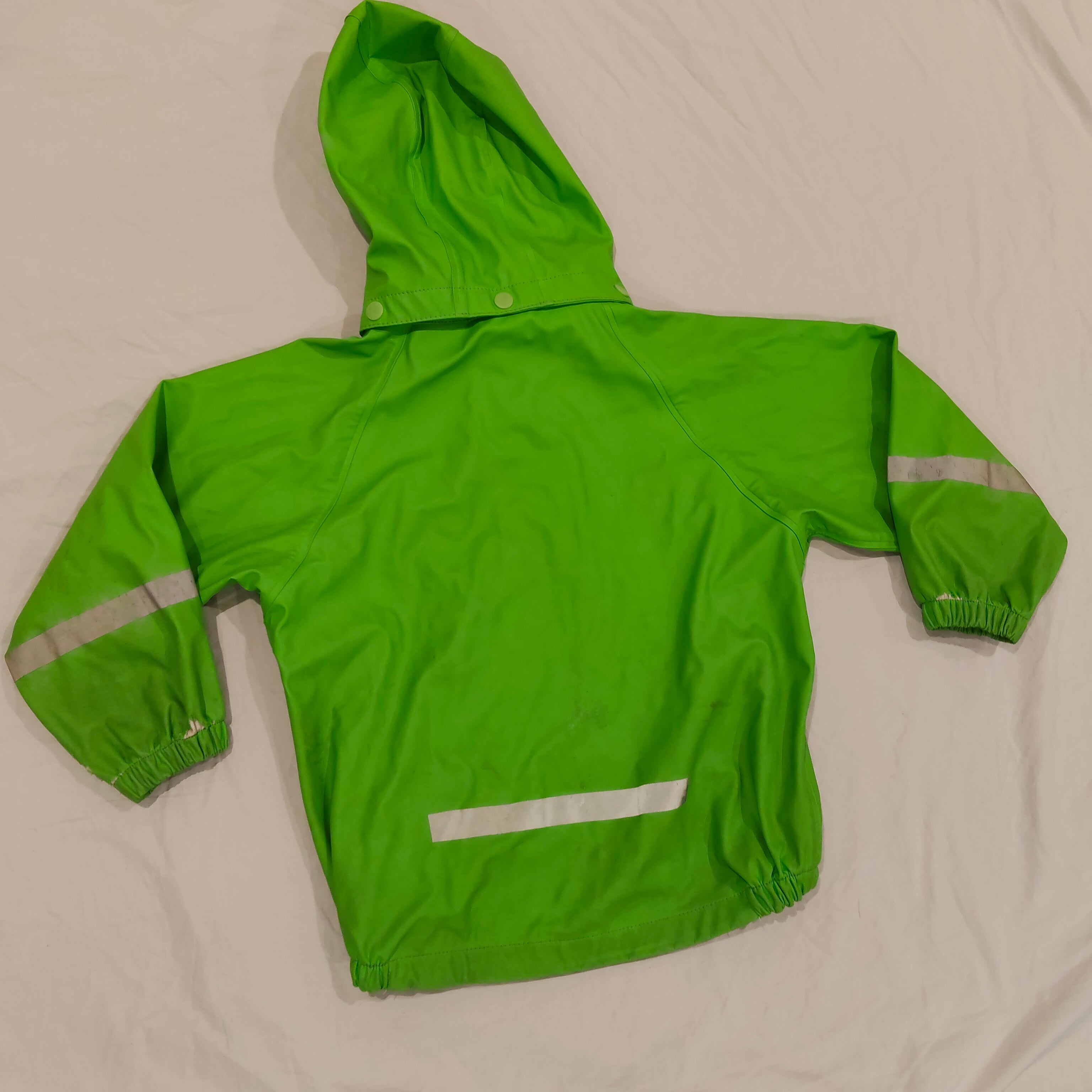 MUM 2 MUM rain jacket size 4 Line Green - Play Condition