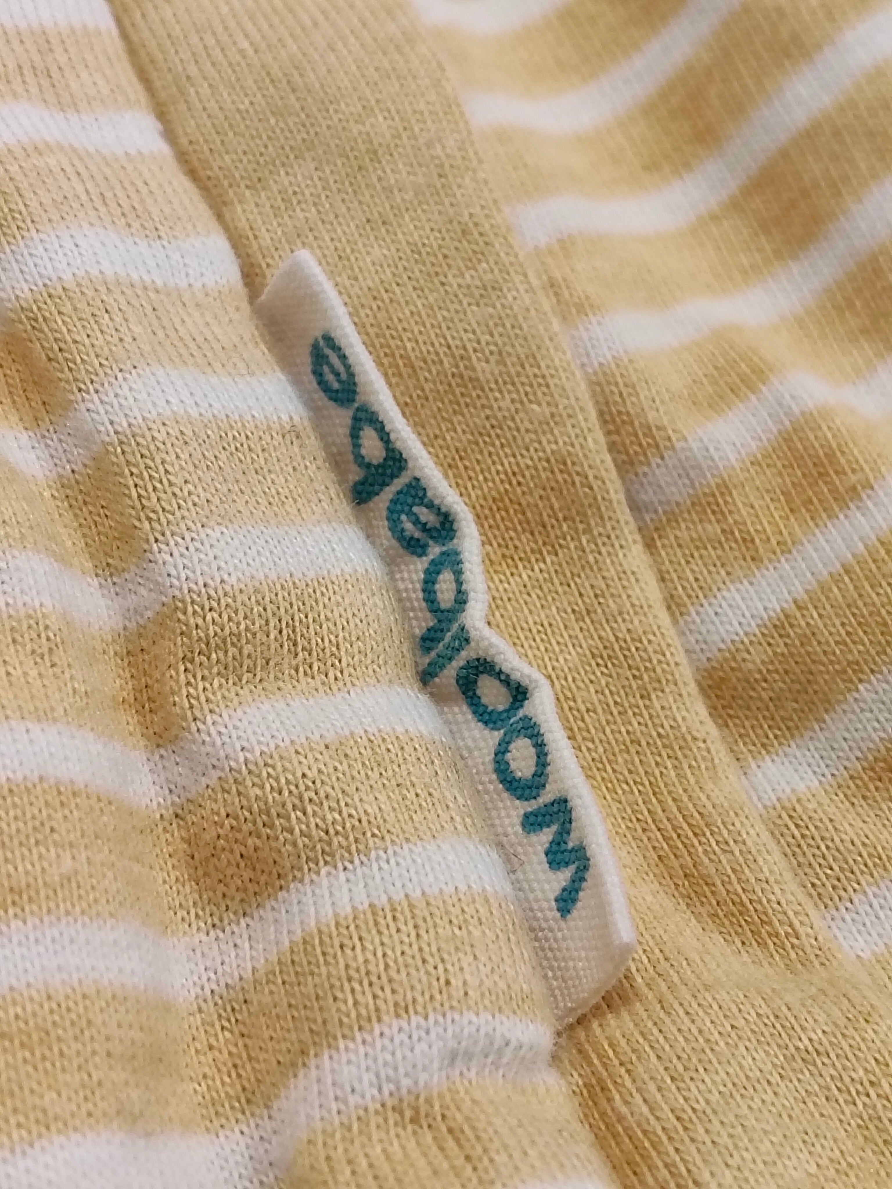 WOOLBABE Duvet Front Zip Merino/Organic Cotton Sleeping Bag size 000 to 2 (3-24M) - Buttercup RRP $199