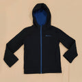 MOUNTAIN WAREHOUSE size 7-8yrs Navy Kids Water Resistant Softshell Jacket