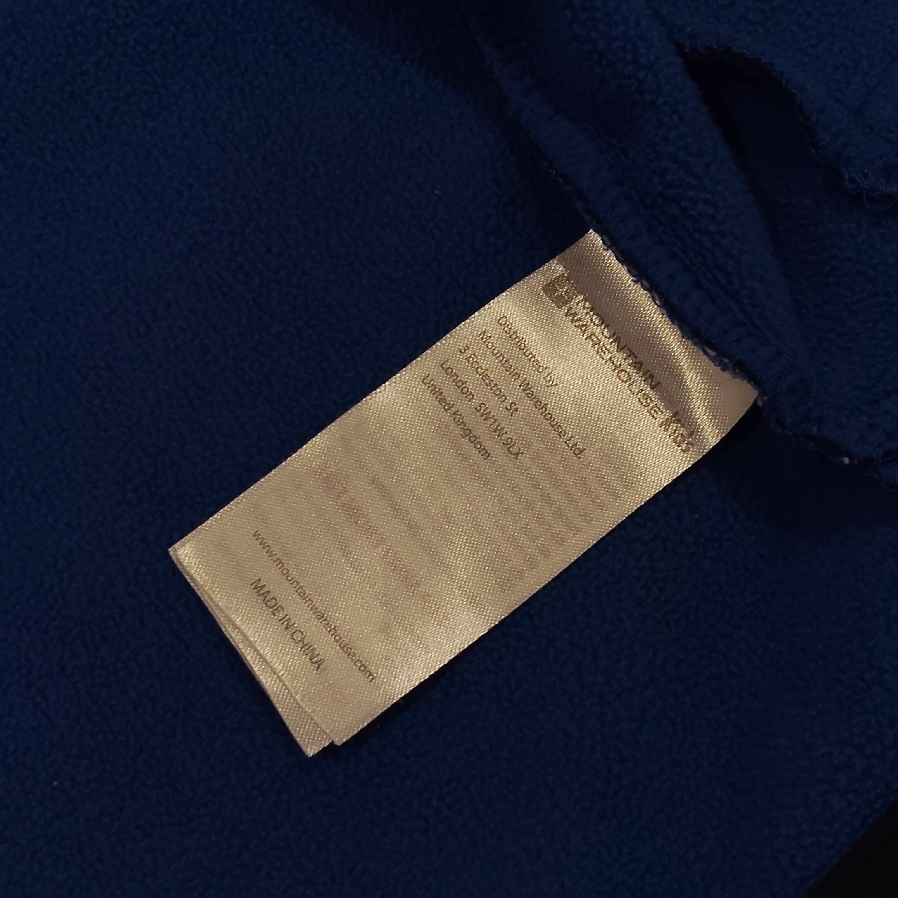 MOUNTAIN WAREHOUSE size 7-8yrs Navy Kids Water Resistant Softshell Jacket