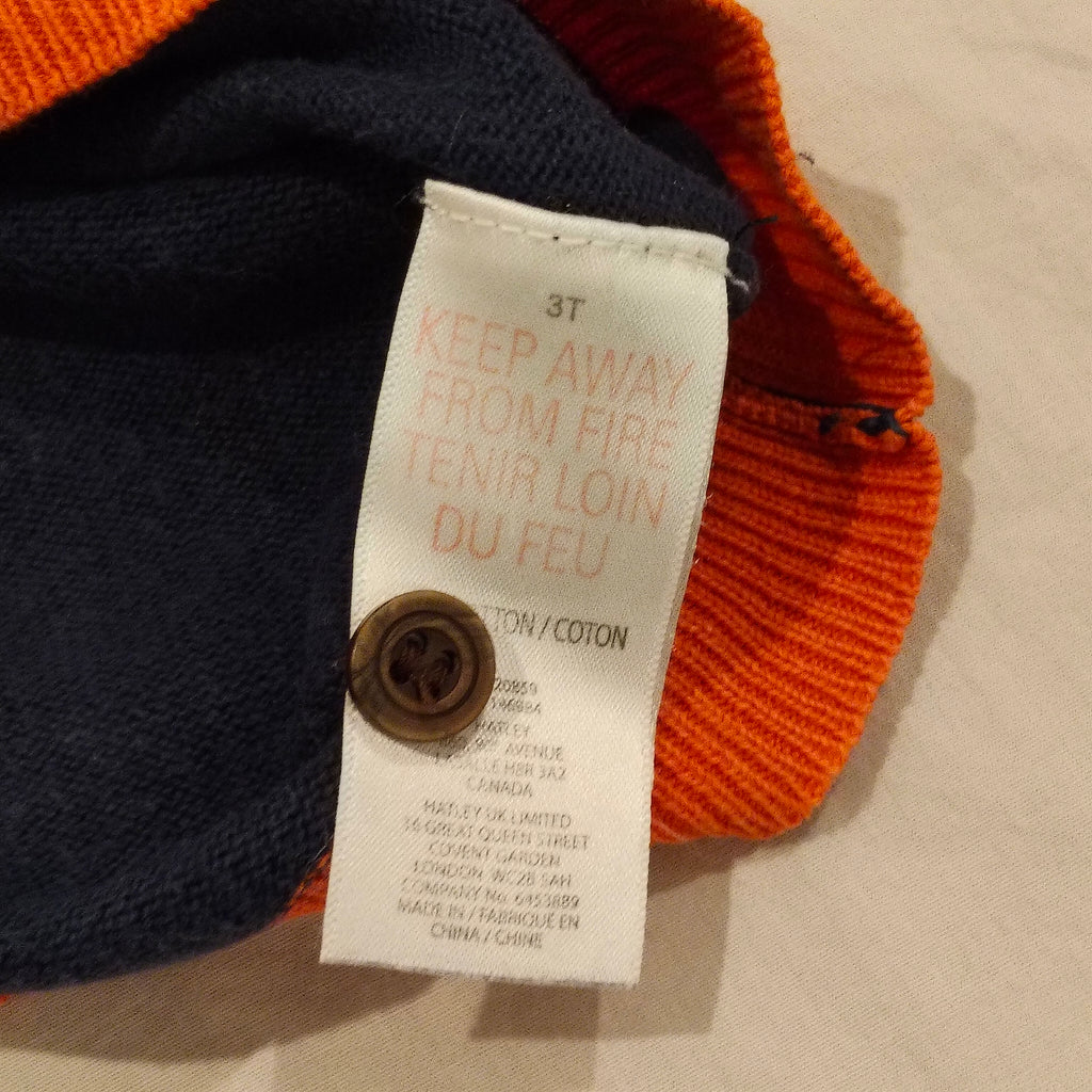 HATLEY knit jumper size 3yrs boys Fox Print