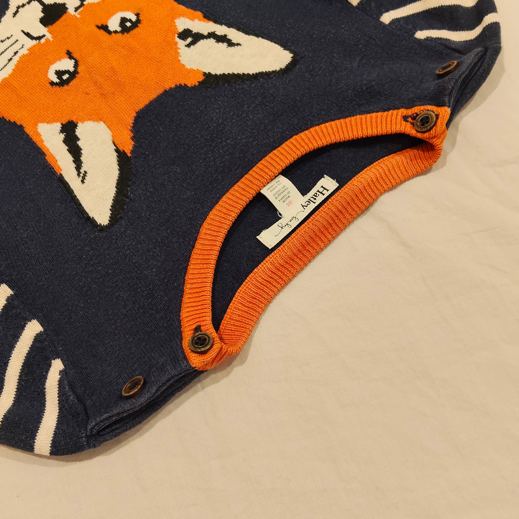 HATLEY knit jumper size 3yrs boys Fox Print