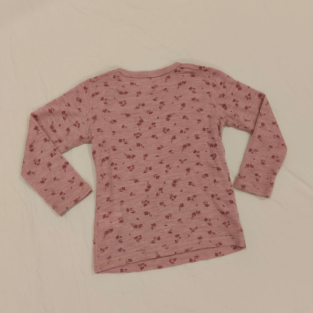 CROWN RANGE 100% Merino Top size 6yrs Girls long sleeve