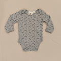 Young Original 100% MERINO size 9-12M Baby Bodysuit - Woodland Print