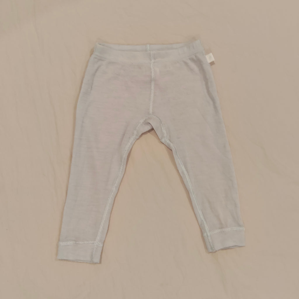 SUPERFIT 100% MERINO leggings size 12M Baby Light Blue