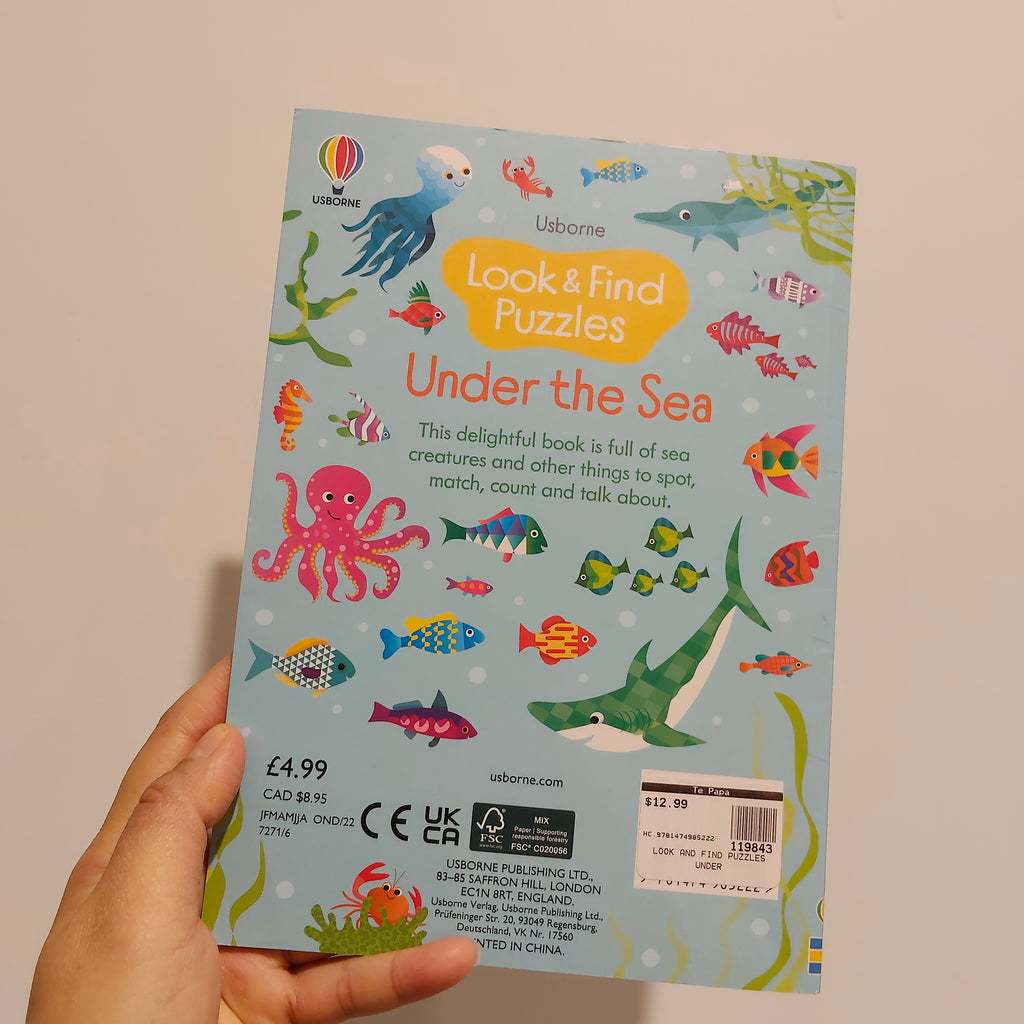 USBORNE e Look & Find Puzzles: Under the Sea Book Paperback