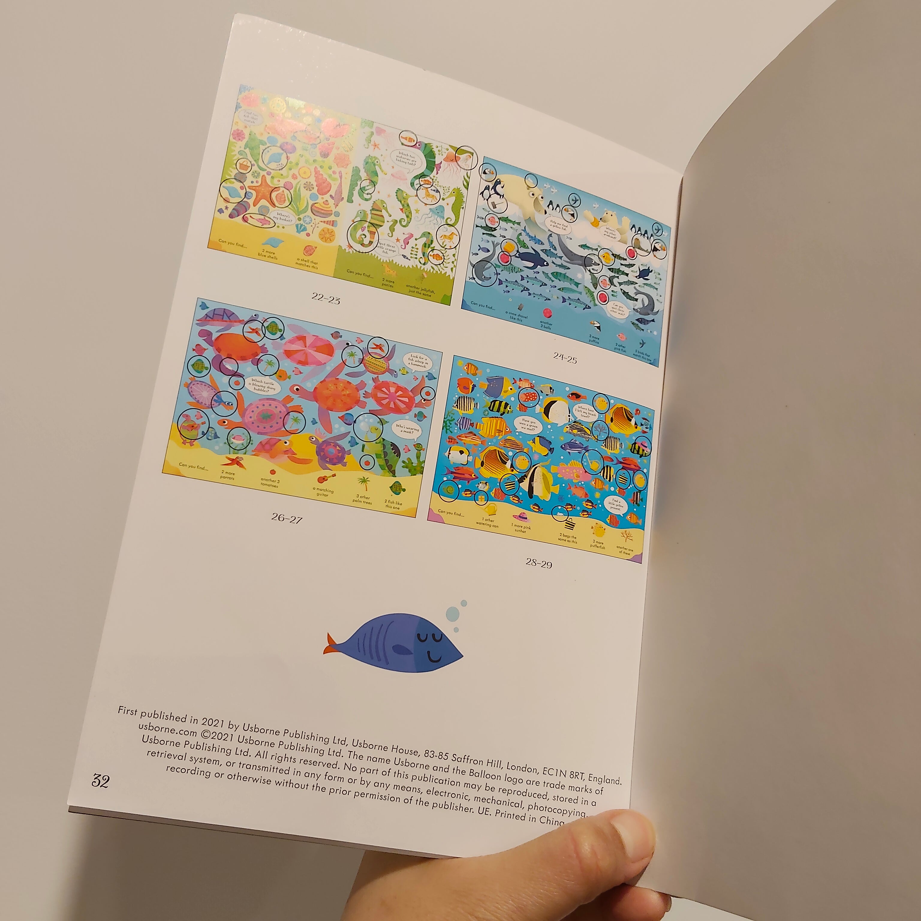 USBORNE e Look & Find Puzzles: Under the Sea Book Paperback