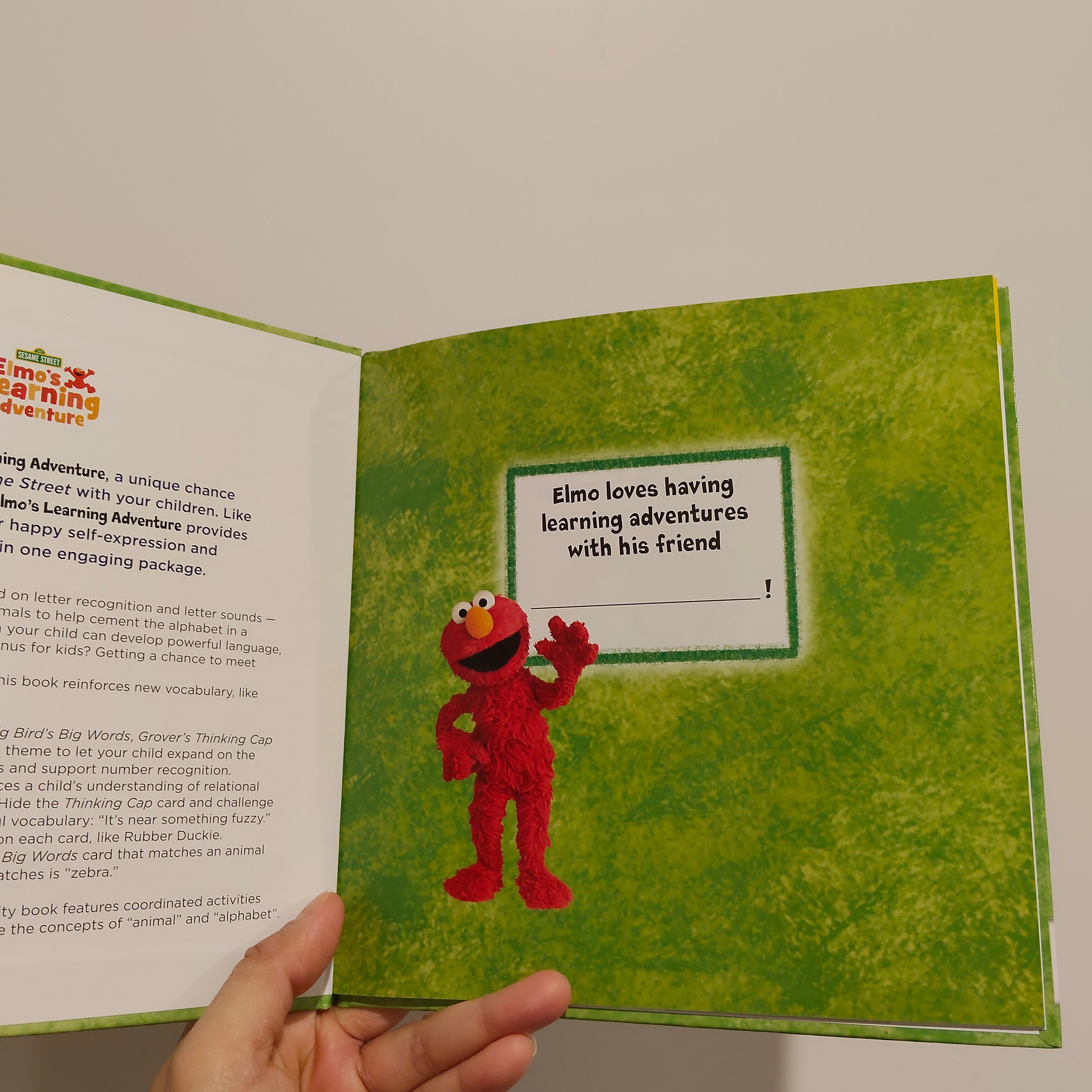 Elmo’s Learning Adventure - Animal Alphabet Book Hardcover