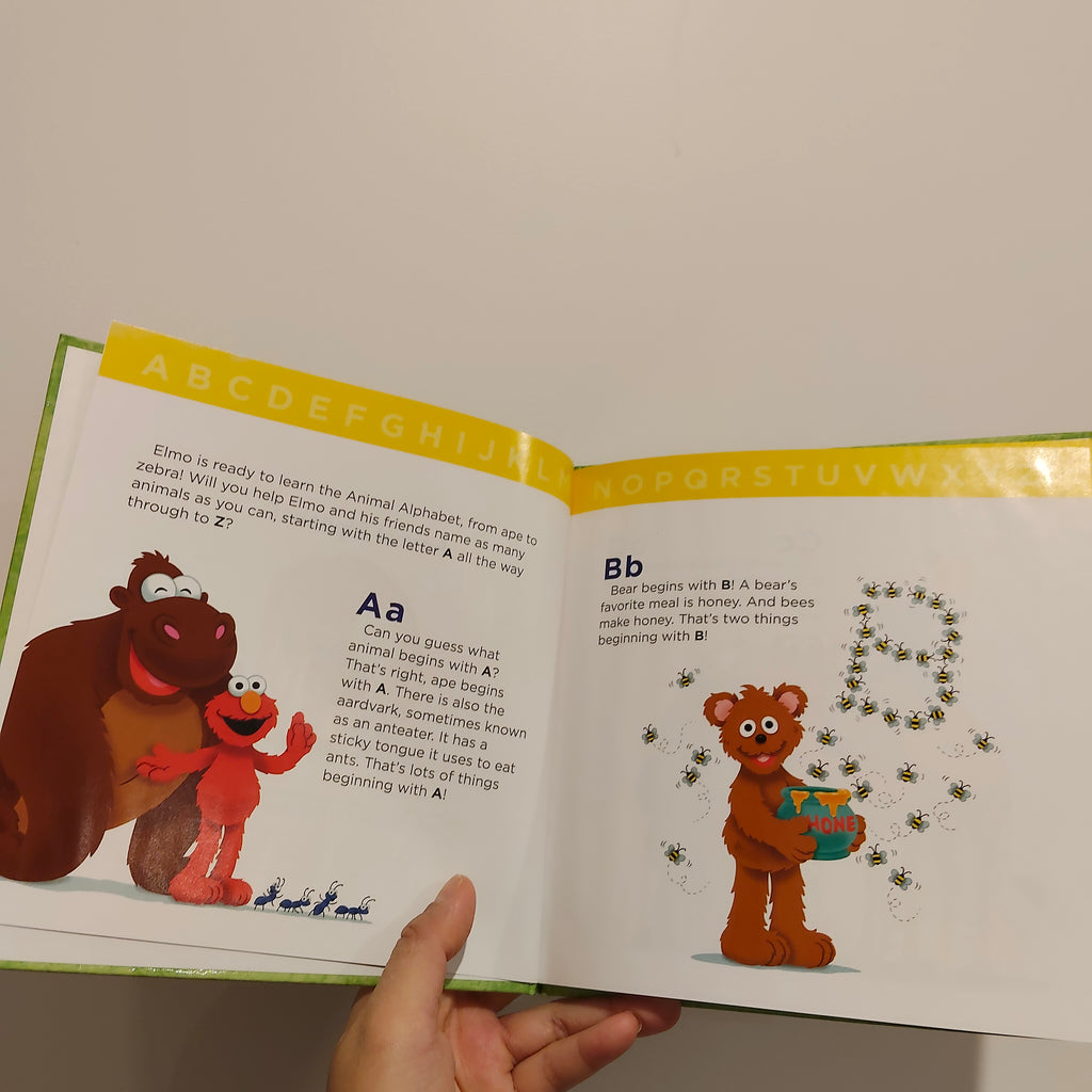 Elmo’s Learning Adventure - Animal Alphabet Book Hardcover
