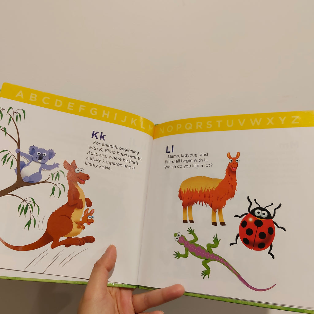Elmo’s Learning Adventure - Animal Alphabet Book Hardcover