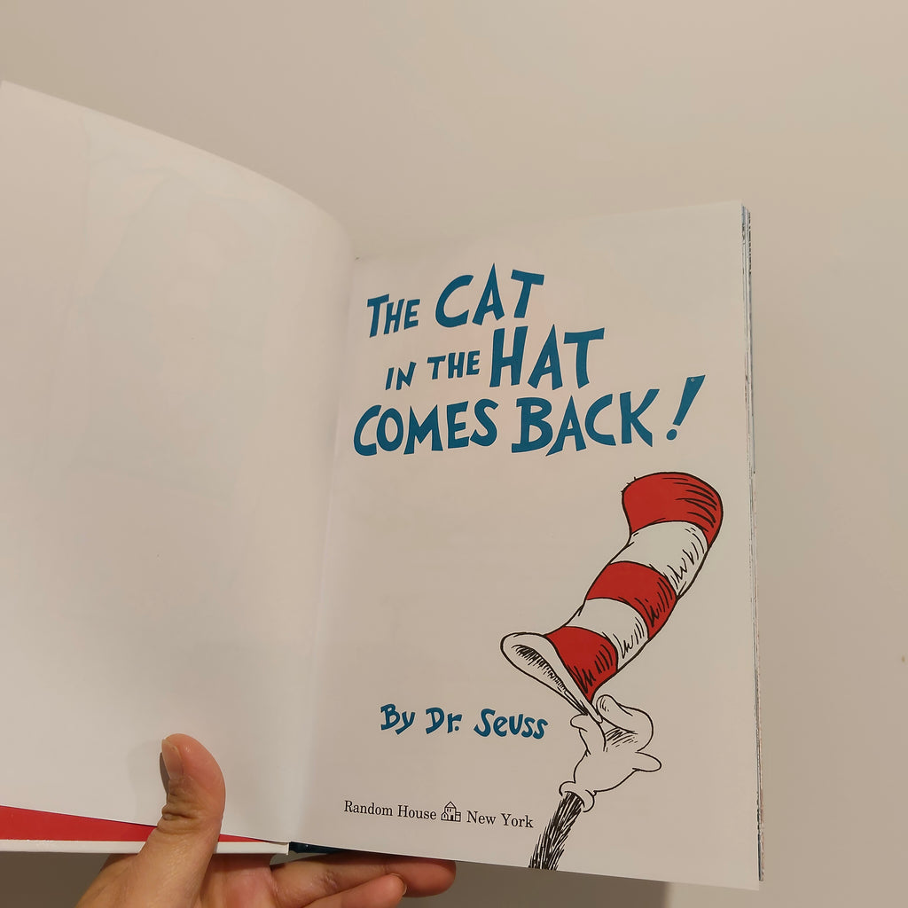 The Cat in the Hat Comes Back by Dr. Seuss Book Hardcover