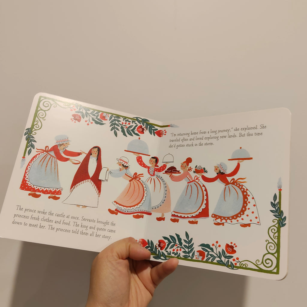 "Once Upon a World" edition of The Princess and the Pea BOARDBOOK