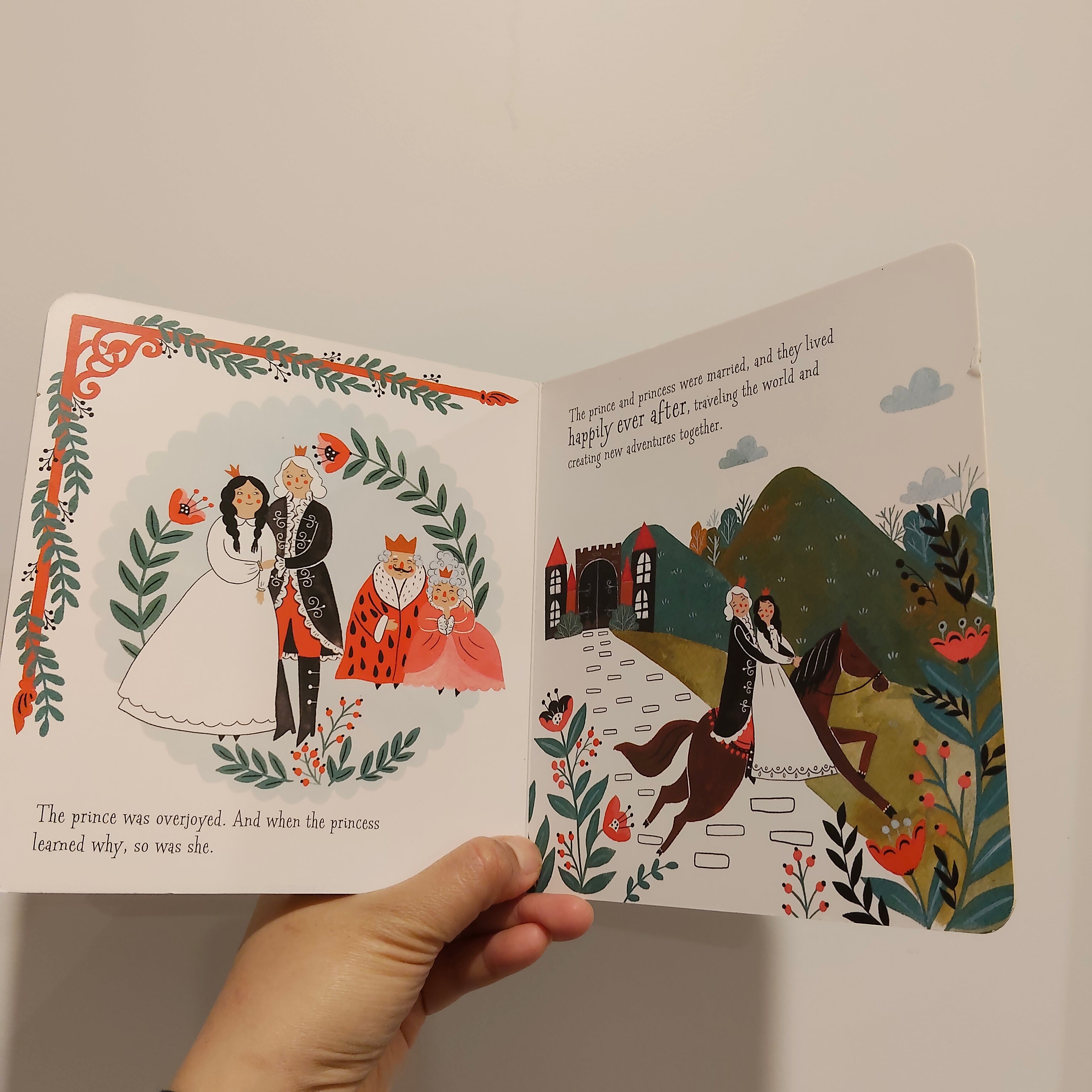 "Once Upon a World" edition of The Princess and the Pea BOARDBOOK