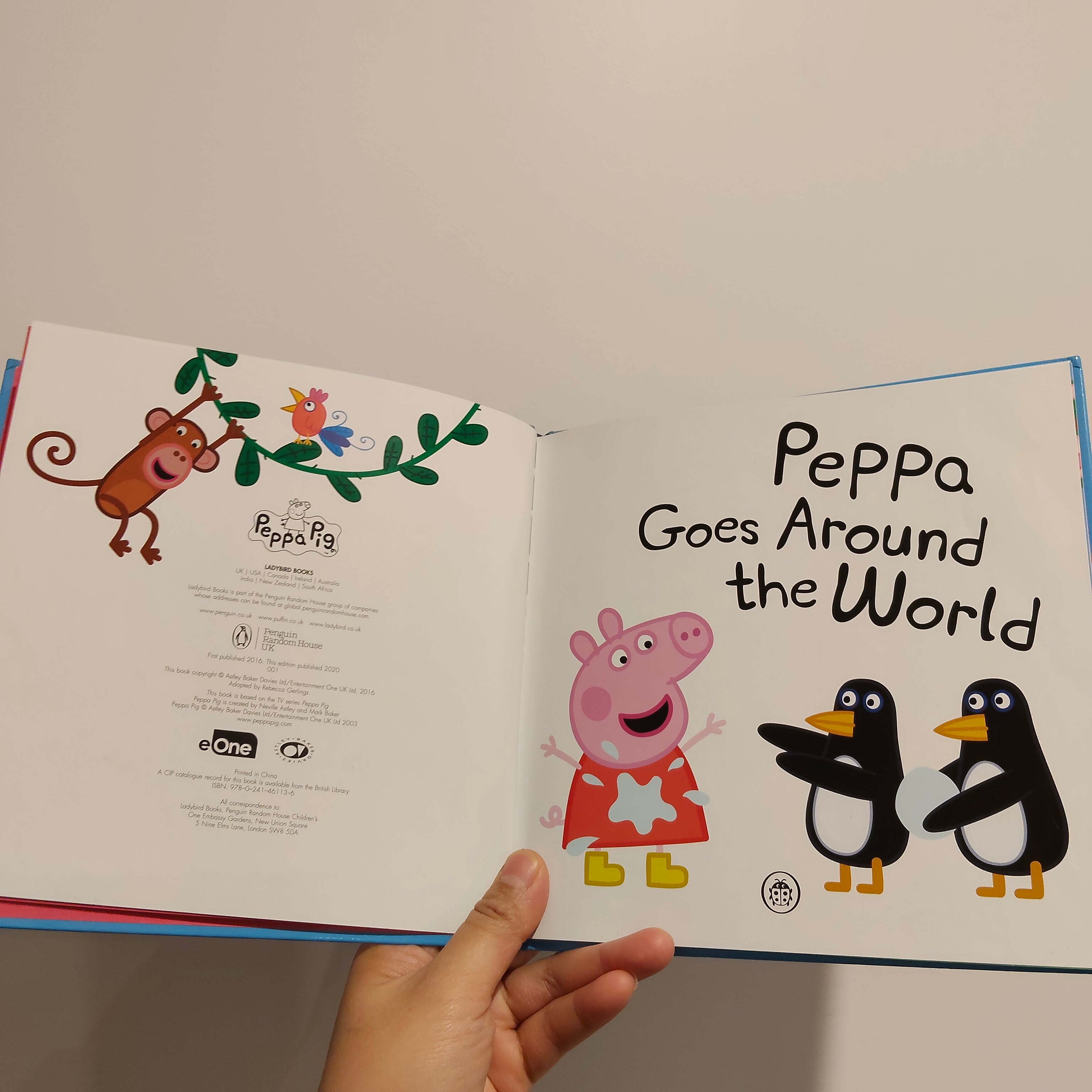 Peppa Pig: Peppa Goes Around the World Book HARDCOVER