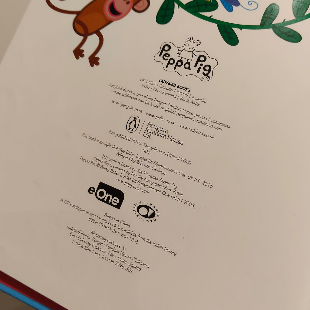 Peppa Pig: Peppa Goes Around the World Book HARDCOVER