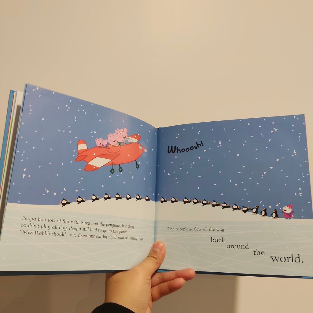 Peppa Pig: Peppa Goes Around the World Book HARDCOVER