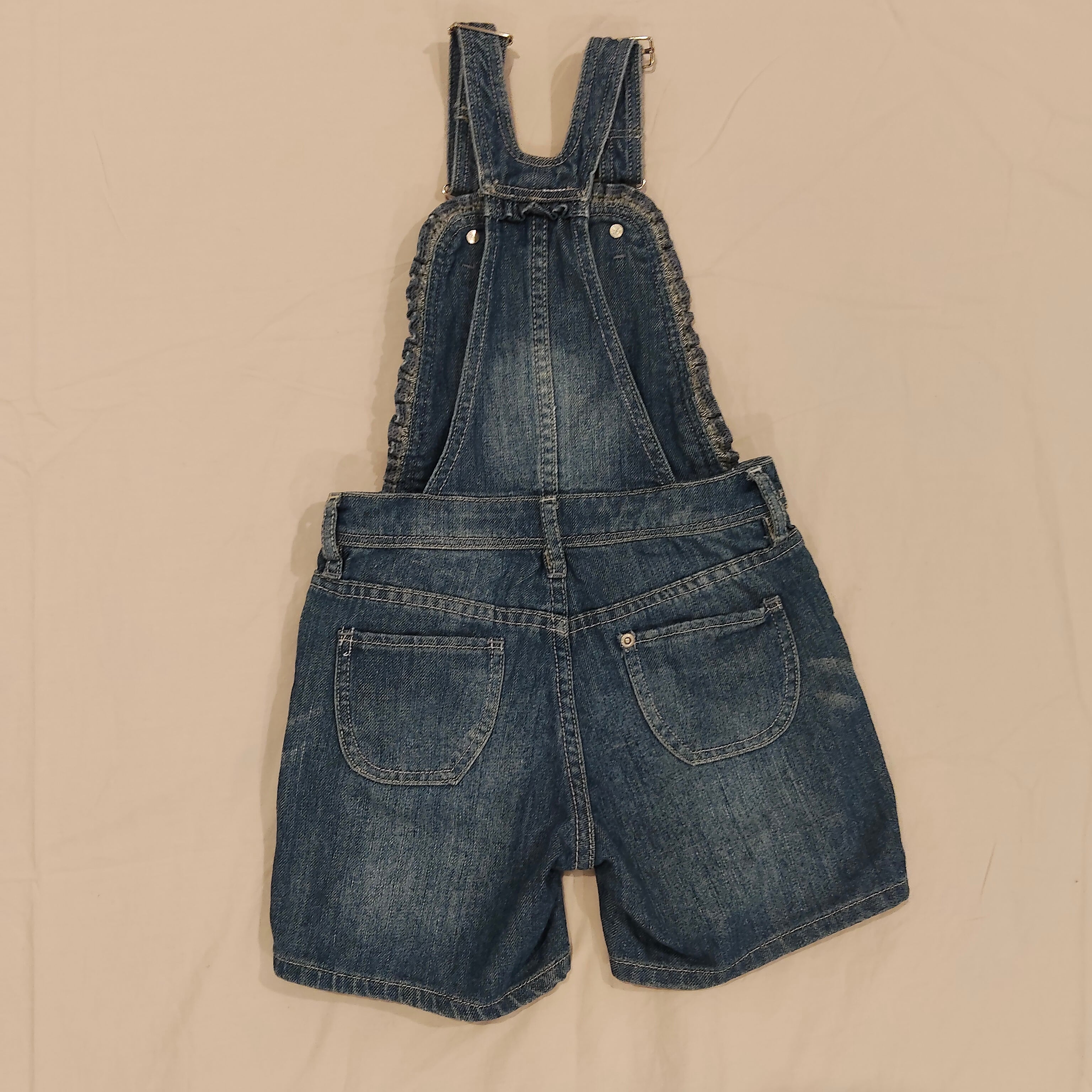 Angel in Disguise Denim Short Overalls Size 6 Girls