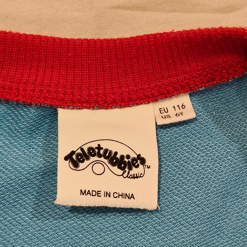Teletubbies Jumper Size 6yrs "Tubby Custard!"