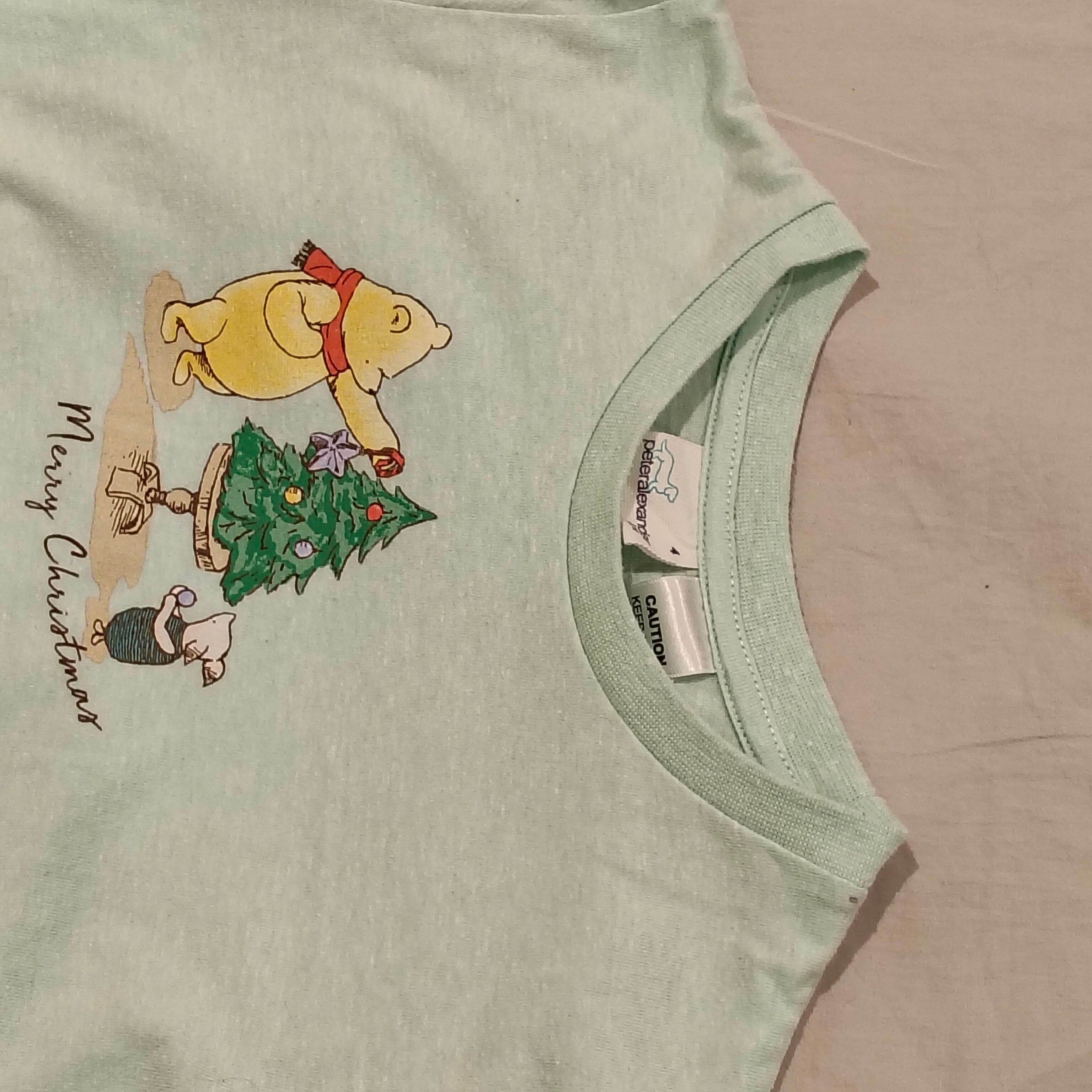 PETER ALEXANDER Pyjama Set Size 4 - Winnie the Pooh Christmas